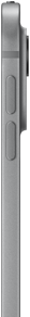 iPad Pro, Seitenansicht, Farbe Silber, dünnes Profil, Aluminiumgehäuse, Lautstärketasten und Pro Kamera-System