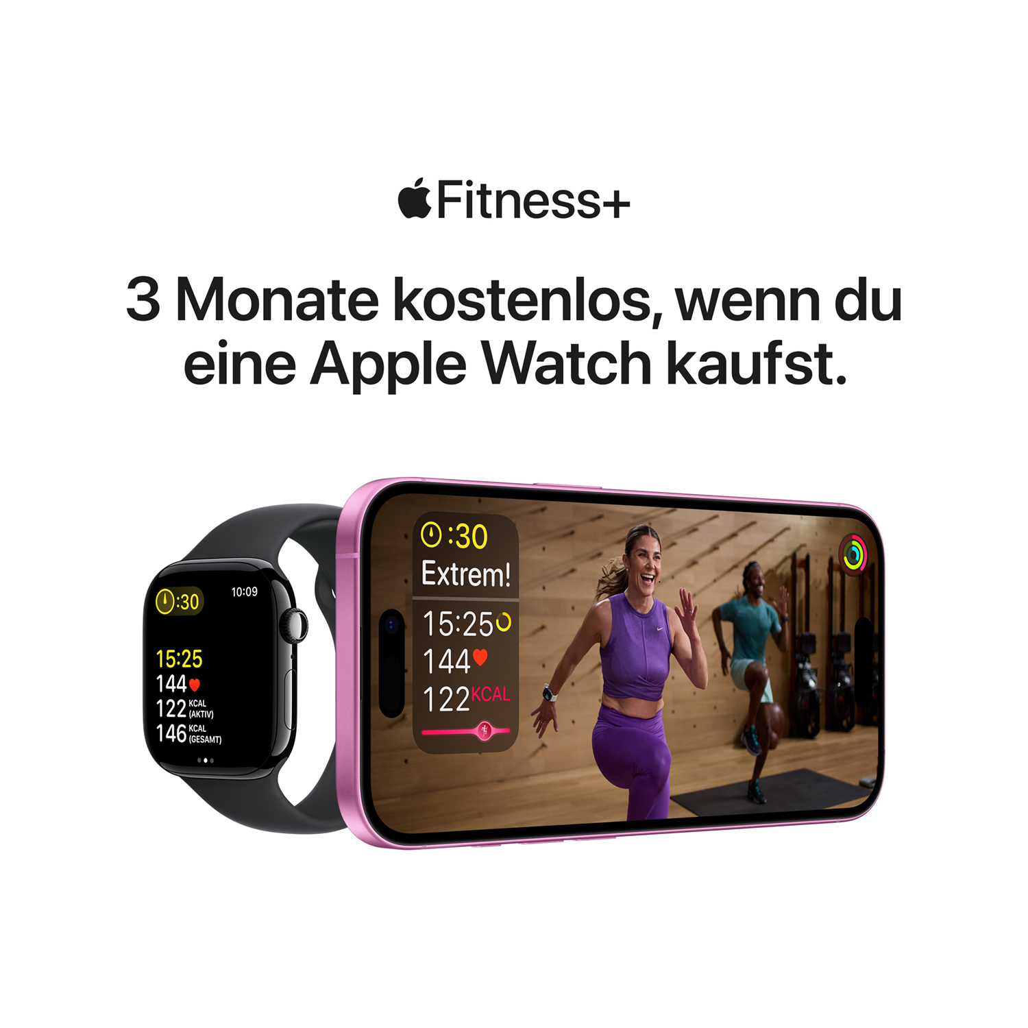 Apple Watch S10 Aluminium Cellular 46mm Diamantschwarz (Sport Loop tinte) Apple watch series 10 42mm gps jet schwarz aluminum sport loop ink ansicht 10