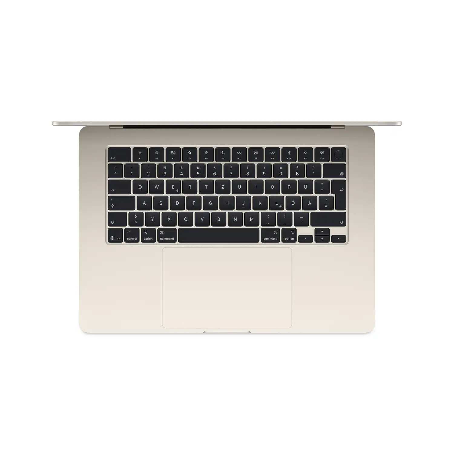 Macbook Air 15'' - M4 10-Core CPU 10-Core GPU - 24 GB - 512 GB SSD - Polarstern - 2025 Macbook air 15 inch m4 starlight ansicht 2