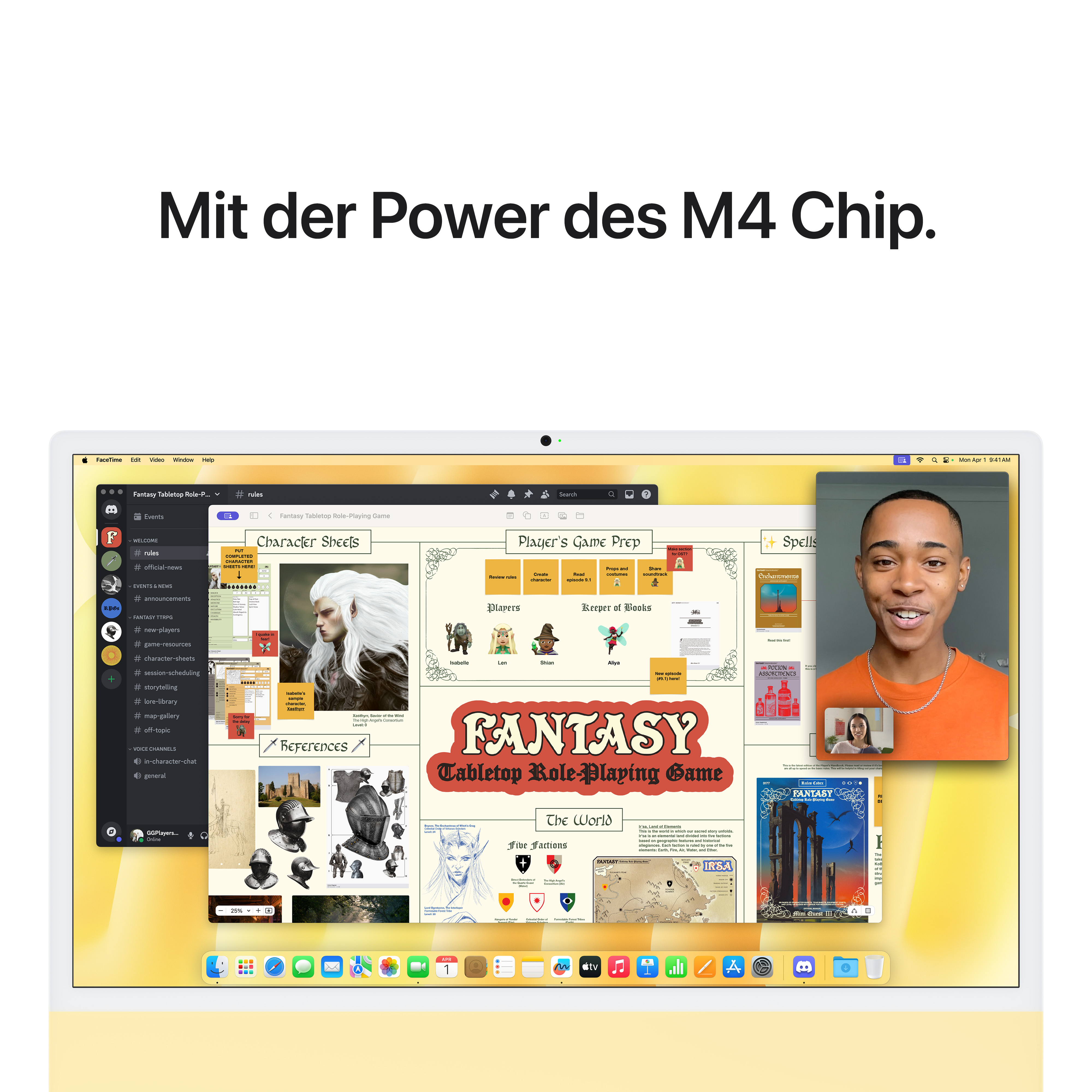 Imac m4 chip 2 port 24 in yellow ansicht 6