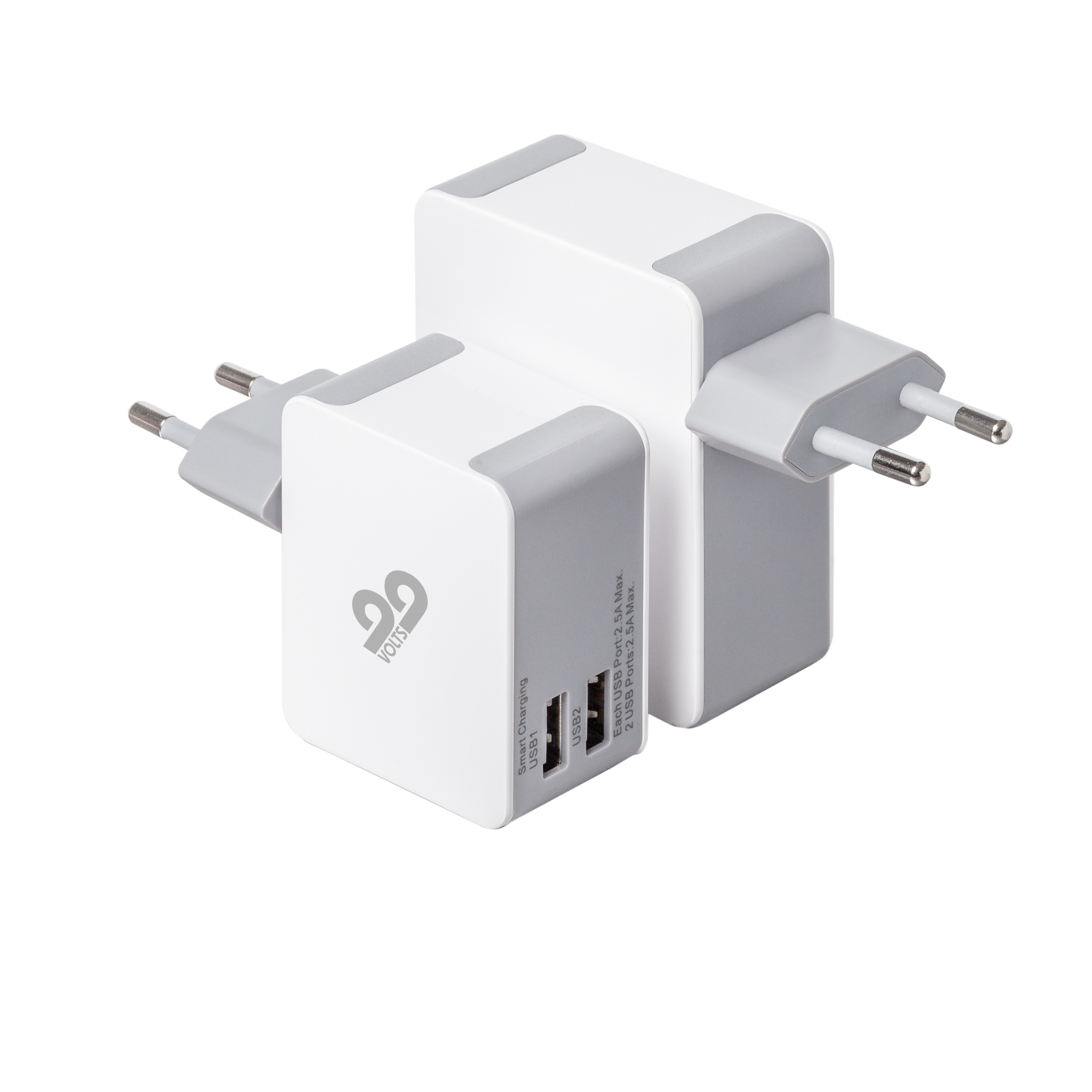 99VOLTS USB Power Adapter - 2 Anschlüsse