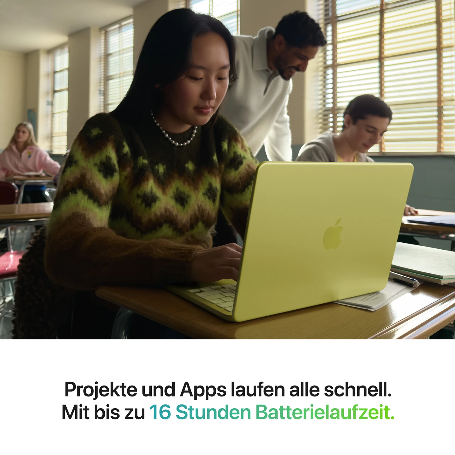 Macbook Neo 13'' A18 6-Core CPU  5-Core GPU - 8 GB - 256 GB SSD - Zitrus - 2026 - Kein Netzteil 