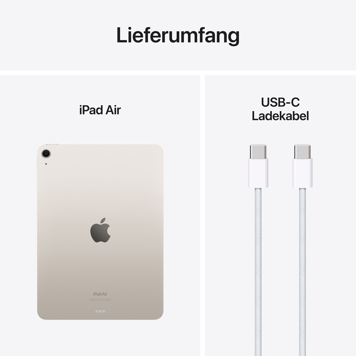 Apple iPad Air 11 Wi-Fi 128 GB Polarstern 6.Gen 2024