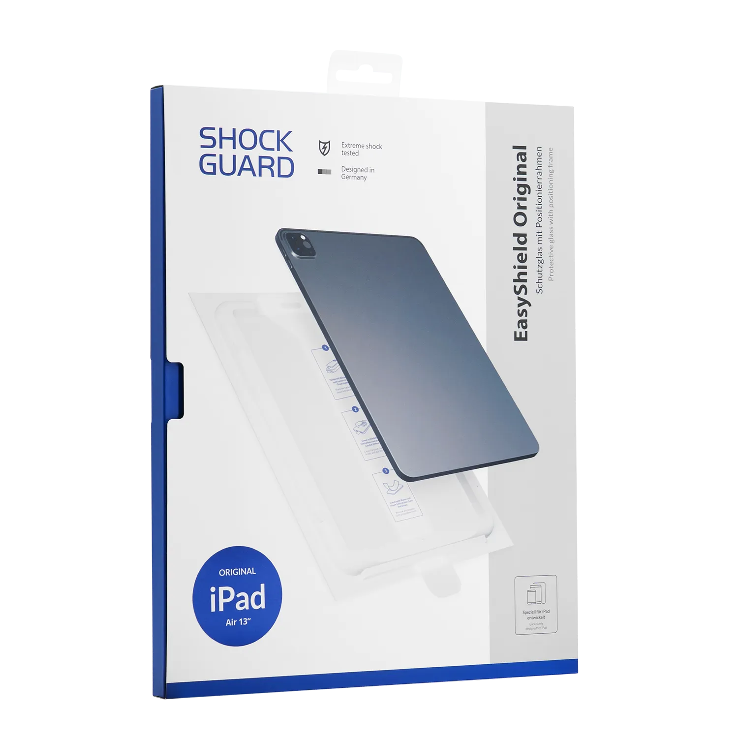 Shockguard EasyShield Original iPad Air 13 inkl. Positionierhilfe