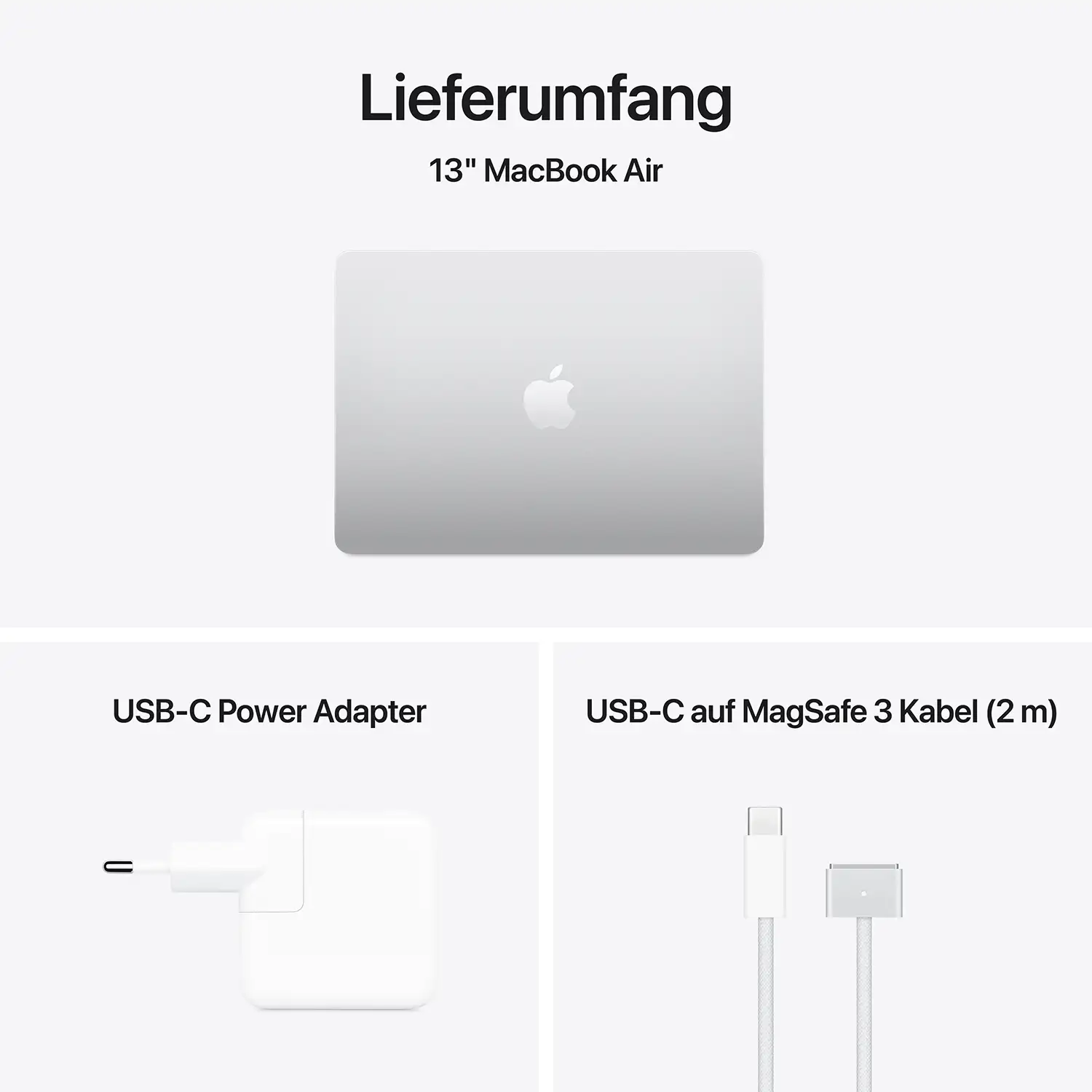 Macbook air 13 inch m4 silber ansicht 11