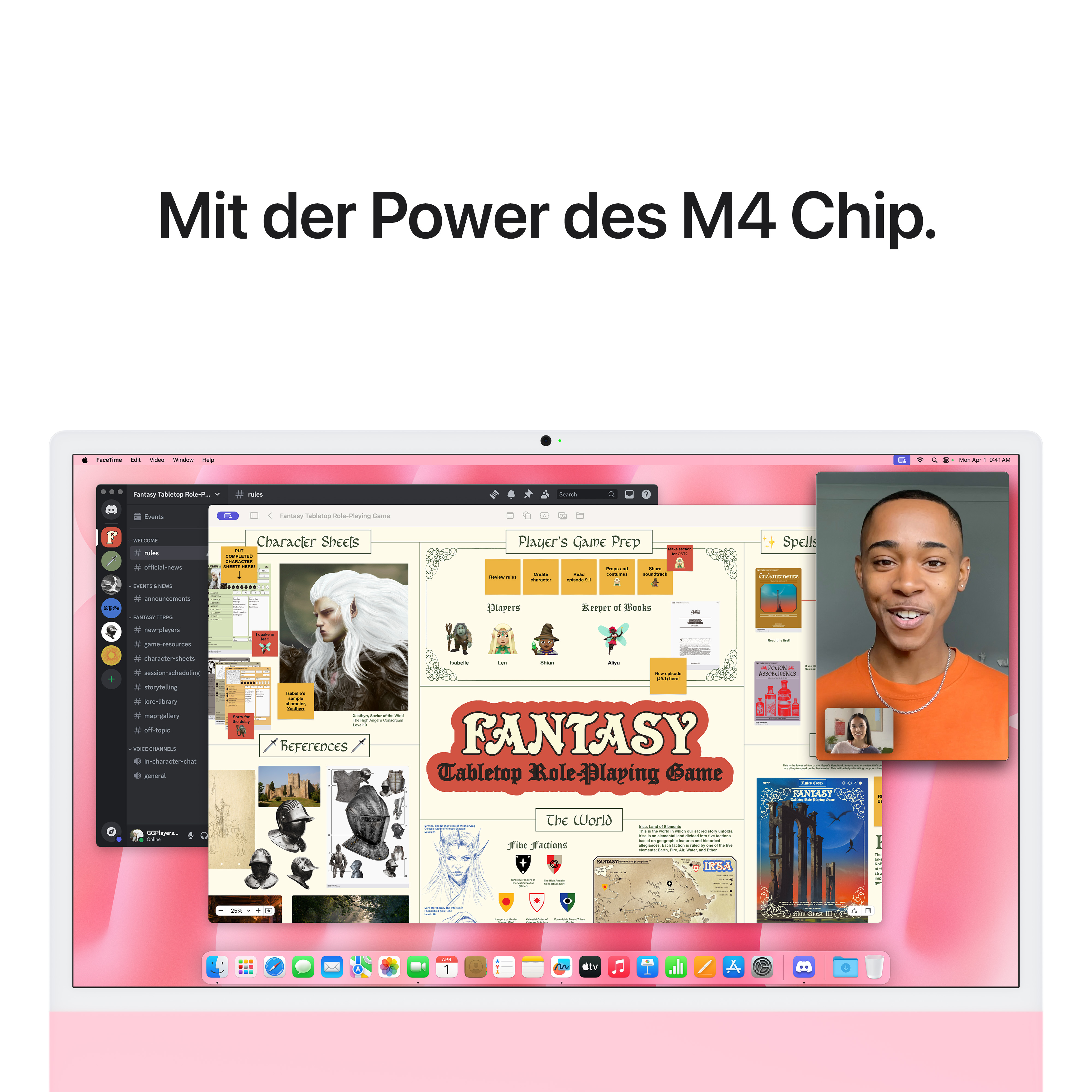 Imac m4 chip 2 port 24 in pink ansicht 6