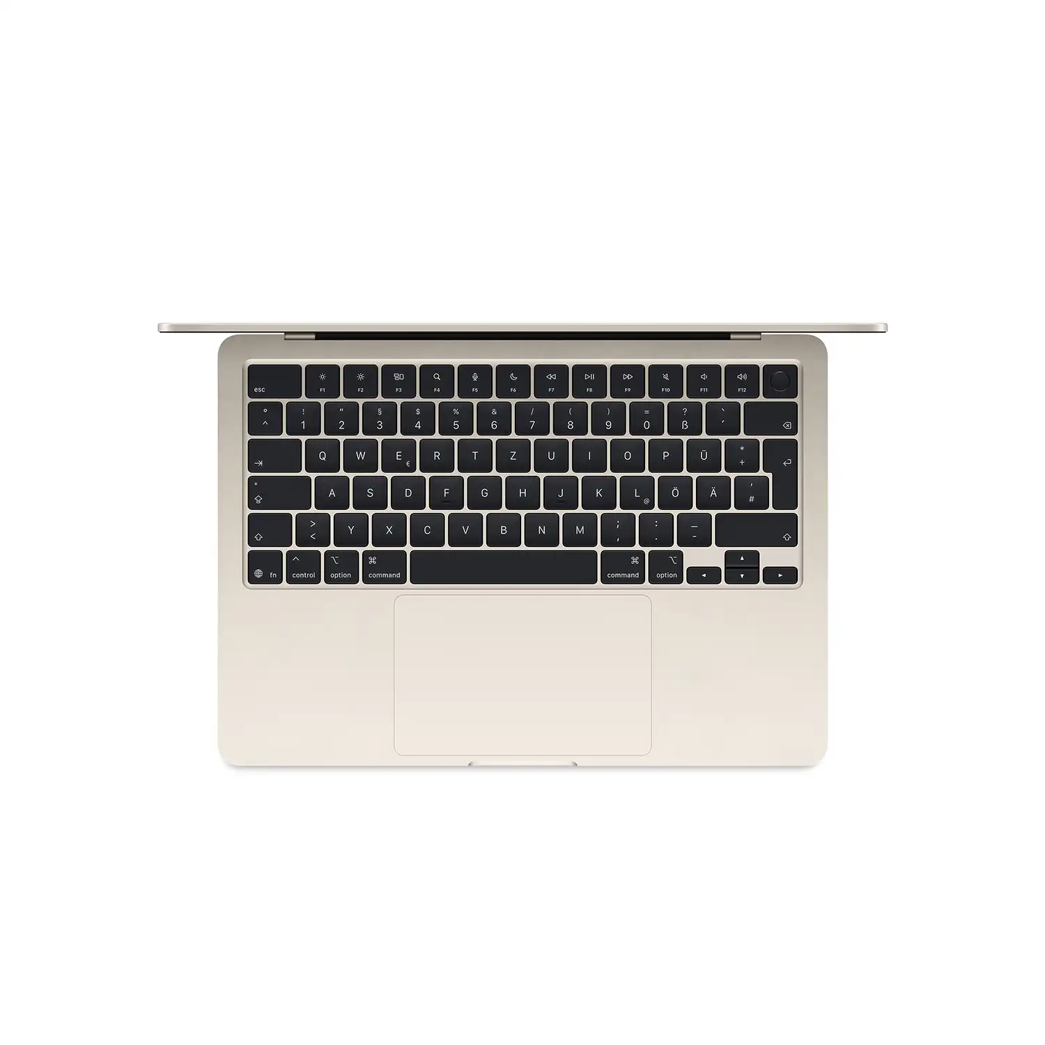 Macbook Air 13.6'' - M4 10-Core CPU 10-Core GPU - 24 GB - 512 GB SSD - Polarstern - 2025 Macbook air 13 inch m4 starlight ansicht 2 (1)