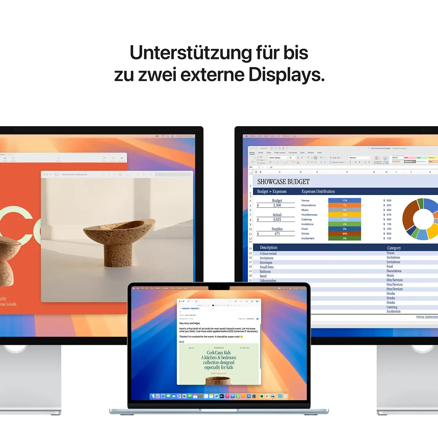 Macbook Air 13.6'' - M4 10-Core CPU 8-Core GPU - 16 GB - 256 GB SSD - Mitternacht - 2025 Macbook air 13 inch m4 midnight ansicht 9