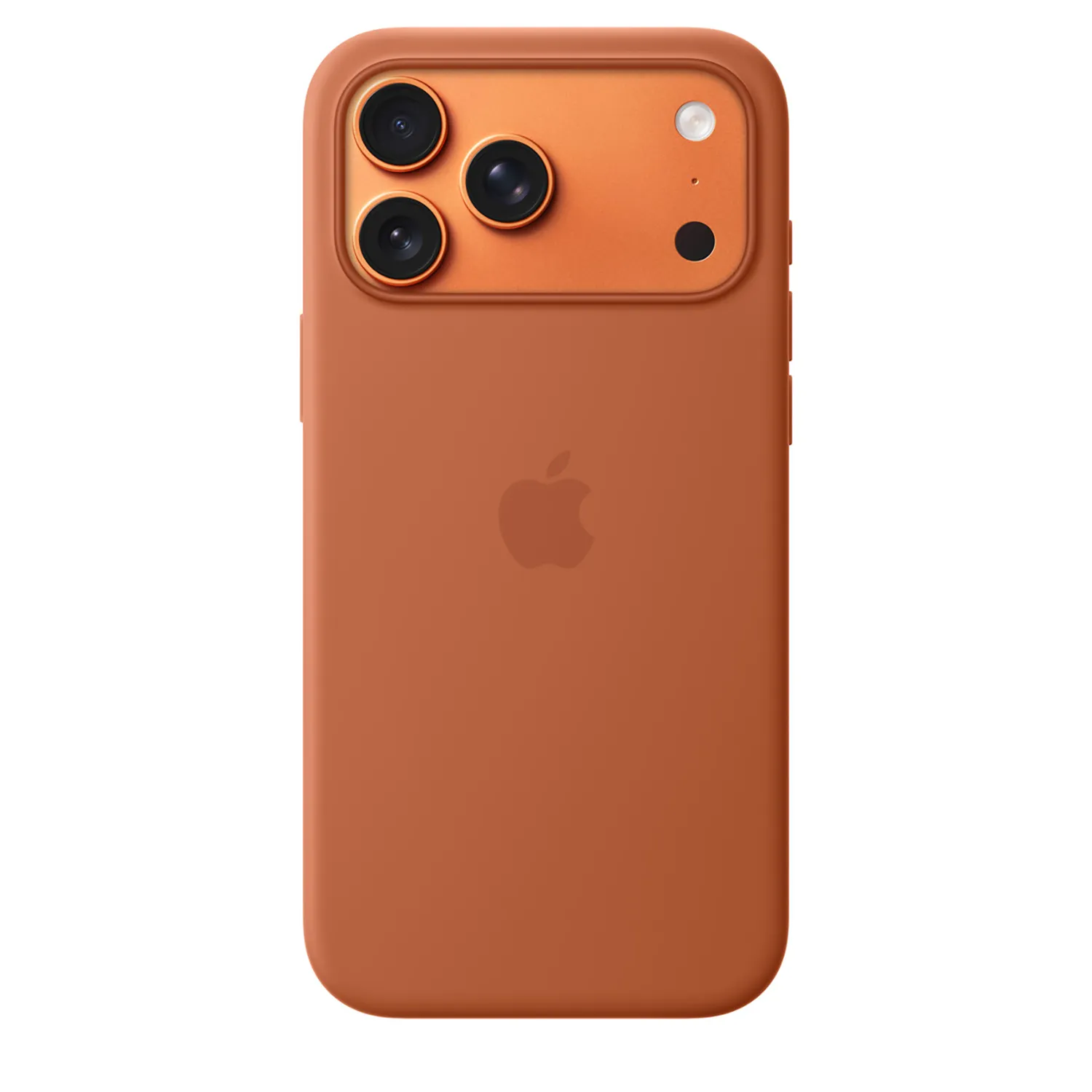 Apple Silikon Case iPhone 17 Pro Max mit MagSafe (terracotta)