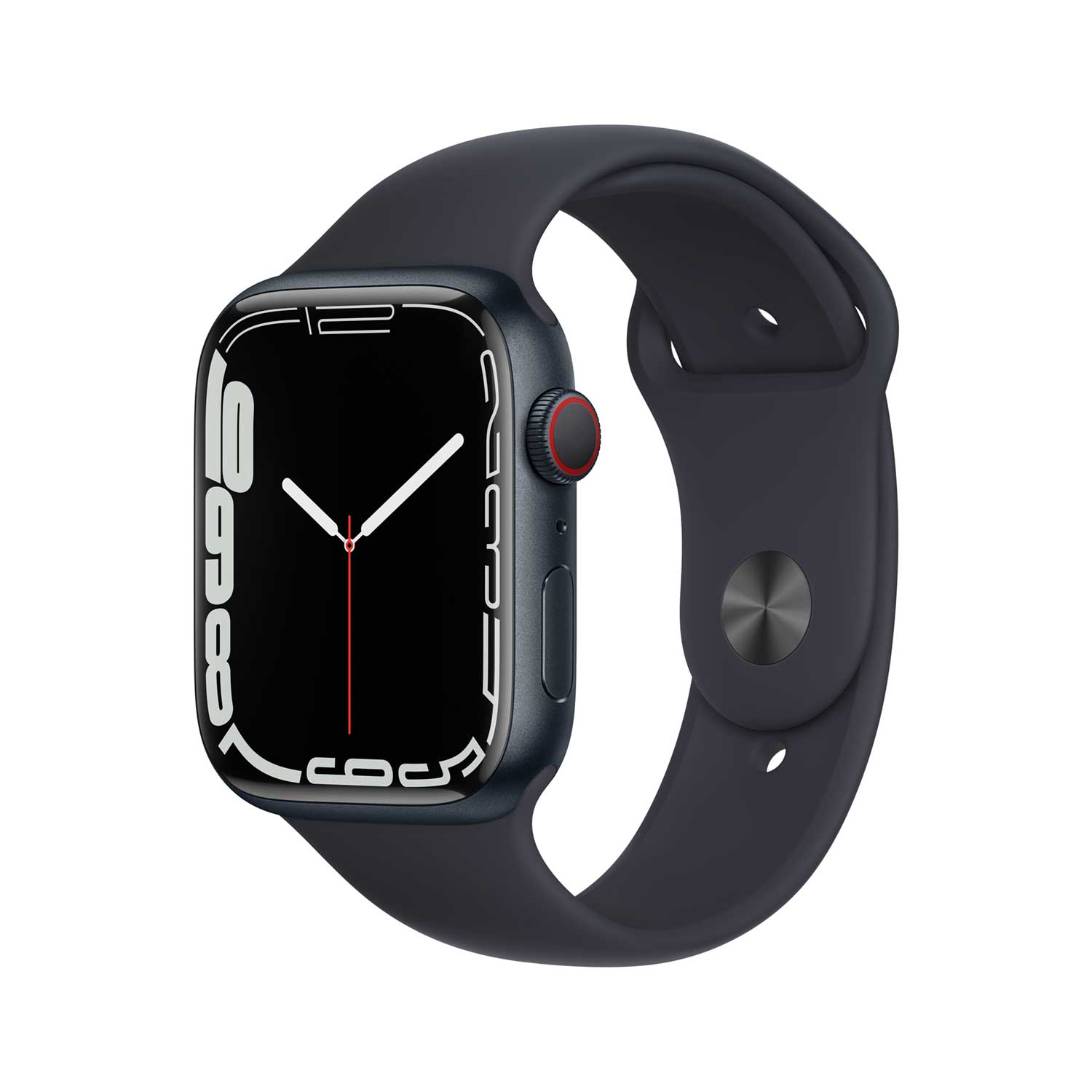 Apple Watch S7 Aluminium 45mm Cellular Mitternacht (Sportarmband mitternacht)