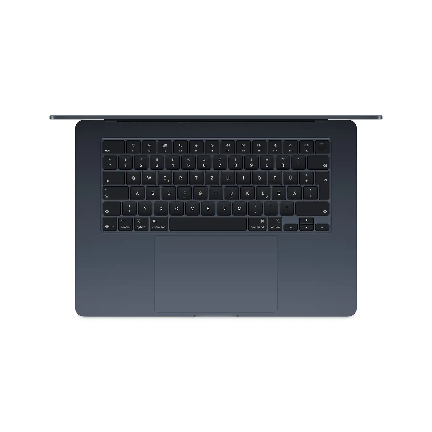 Macbook Air 15'' - M4 10-Core CPU 10-Core GPU - 16 GB - 256 GB SSD - Mitternacht - 2025 Macbook air 15 inch m4 midnight ansicht 2