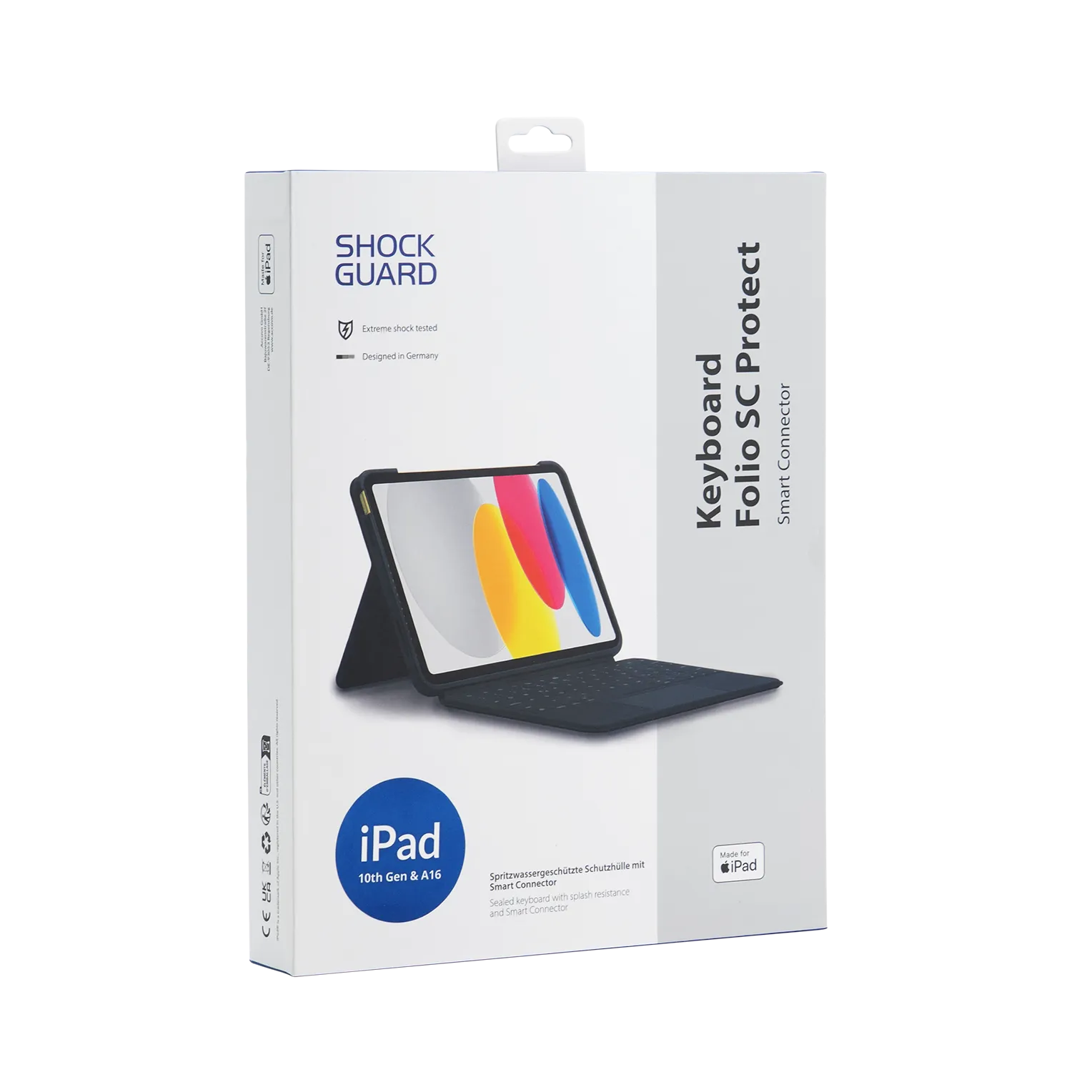Shockguard Keyboard Folio Protect iPad Smart Connector schwarz 
