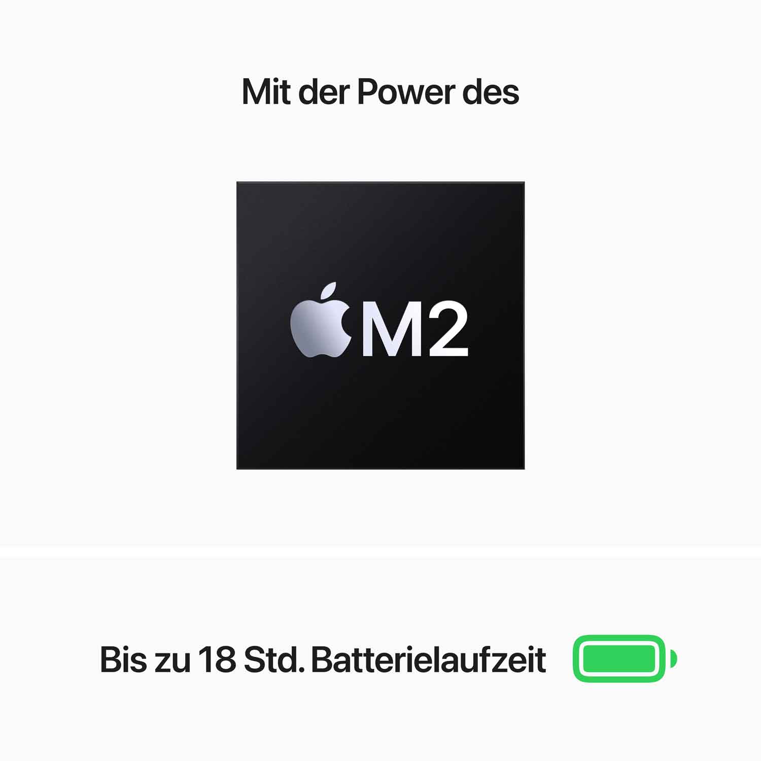 Macbook Air 13.6'' - M2  8-Core CPU  8-Core GPU - 16 GB - 256 GB SSD - Mitternacht // 2024