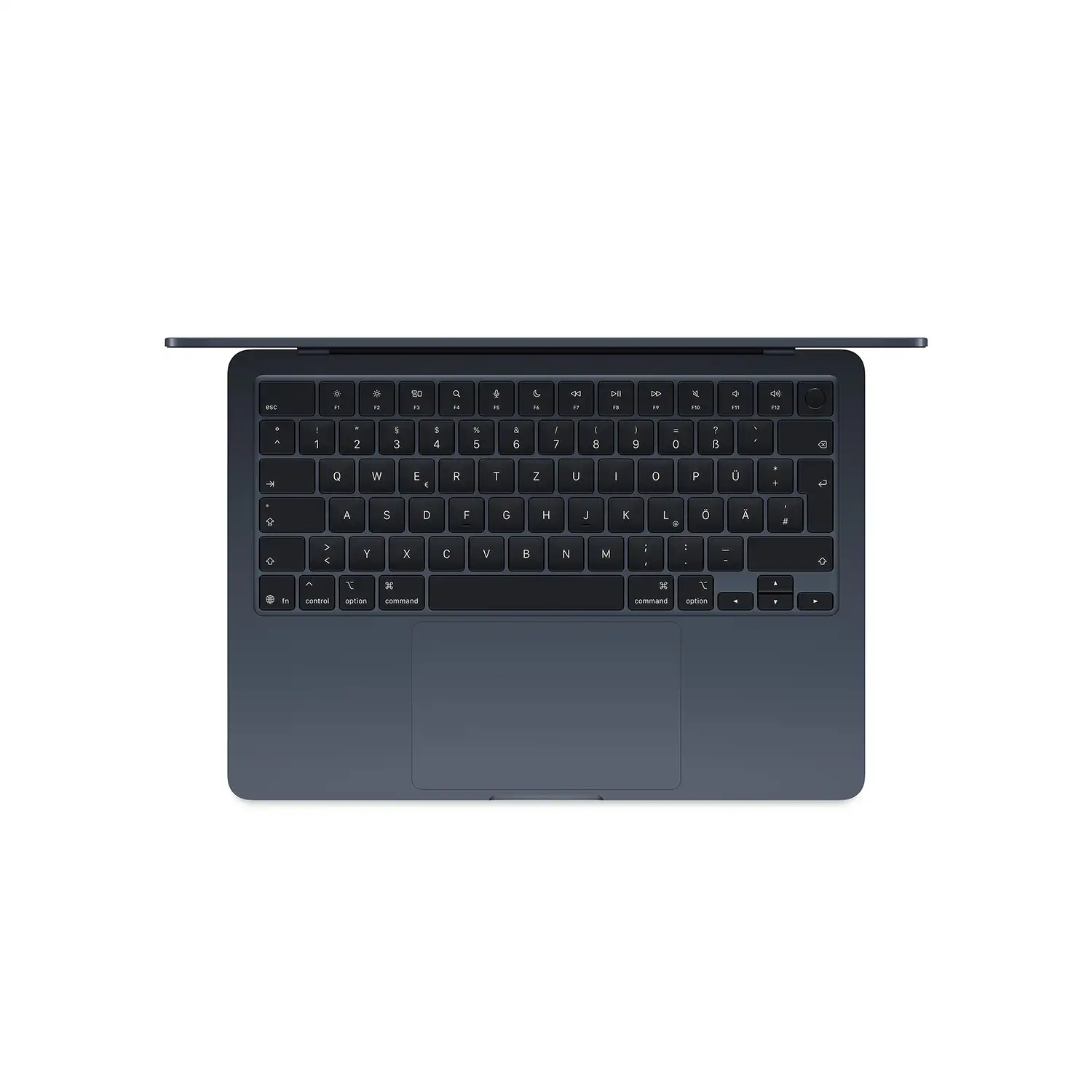 Macbook Air 13.6'' - M4 10-Core CPU 8-Core GPU - 16 GB - 256 GB SSD - Mitternacht - 2025 Macbook air 13 inch m4 midnight ansicht 2