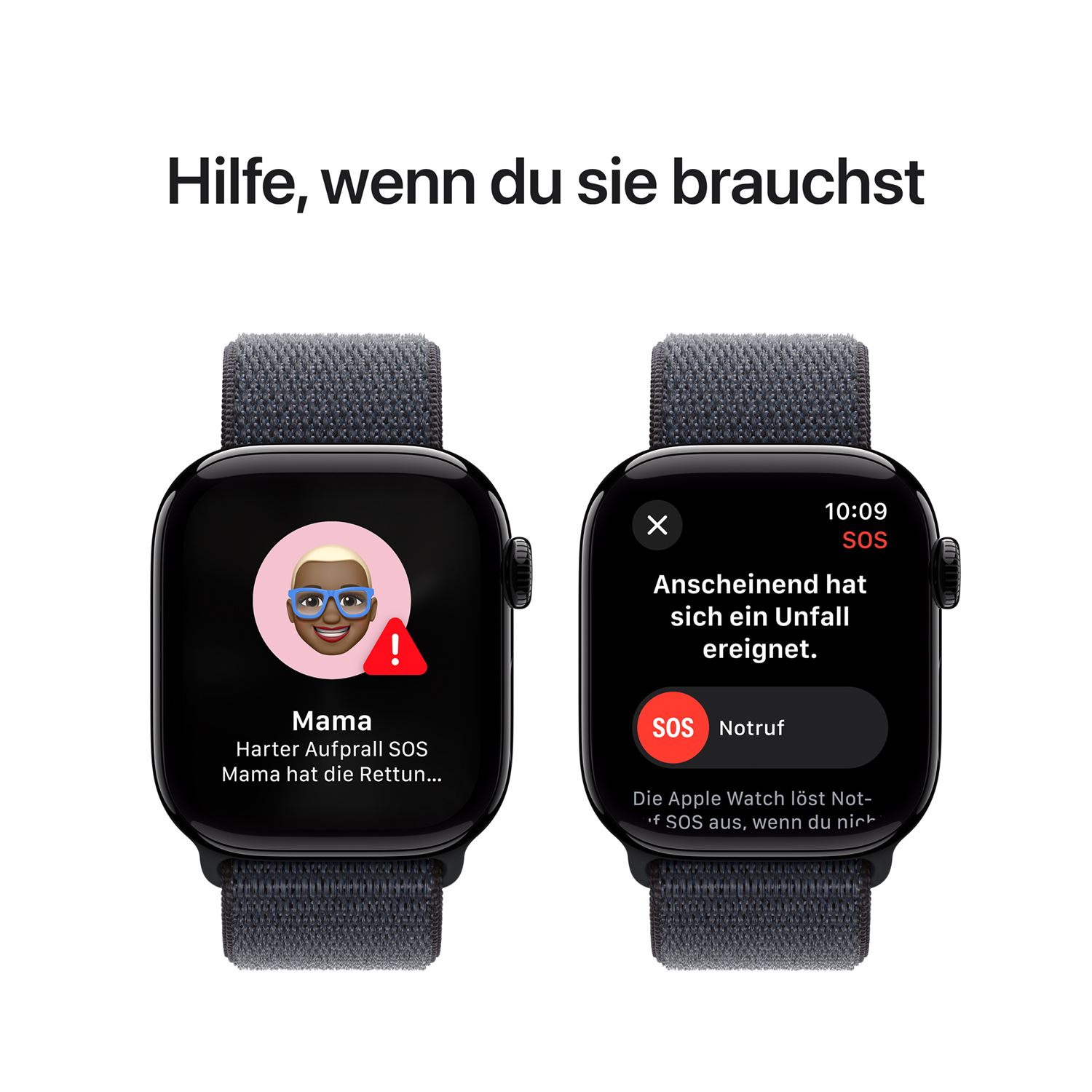Apple Watch S10 Aluminium Cellular 46mm Diamantschwarz (Sport Loop tinte) Apple watch series 10 42mm gps jet schwarz aluminum sport loop ink ansicht 6