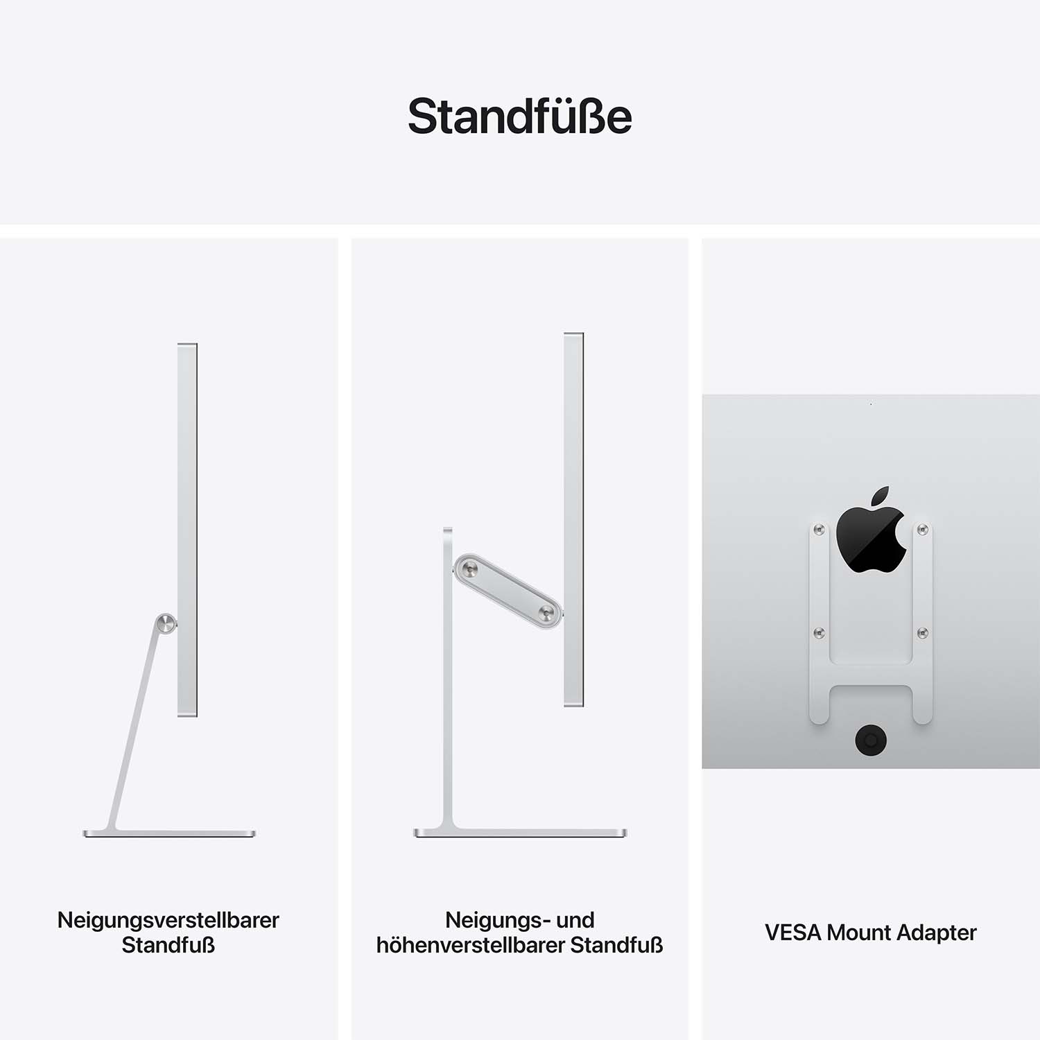 Apple Studio Display - Standardglas 27'' - Neigungsverstellbarer Standfuß