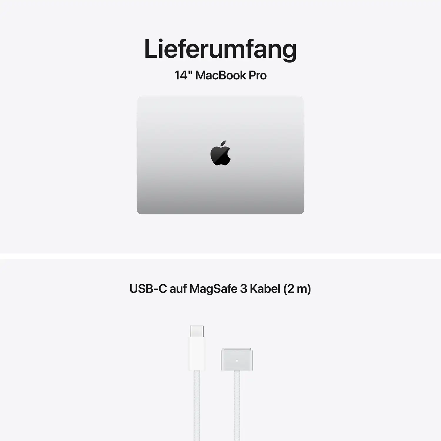 Apple MacBook Pro 14'' M5 10-Core CPU  10-Core GPU - 1TB - 24GB Silber - 2025 - Kein Netzteil 