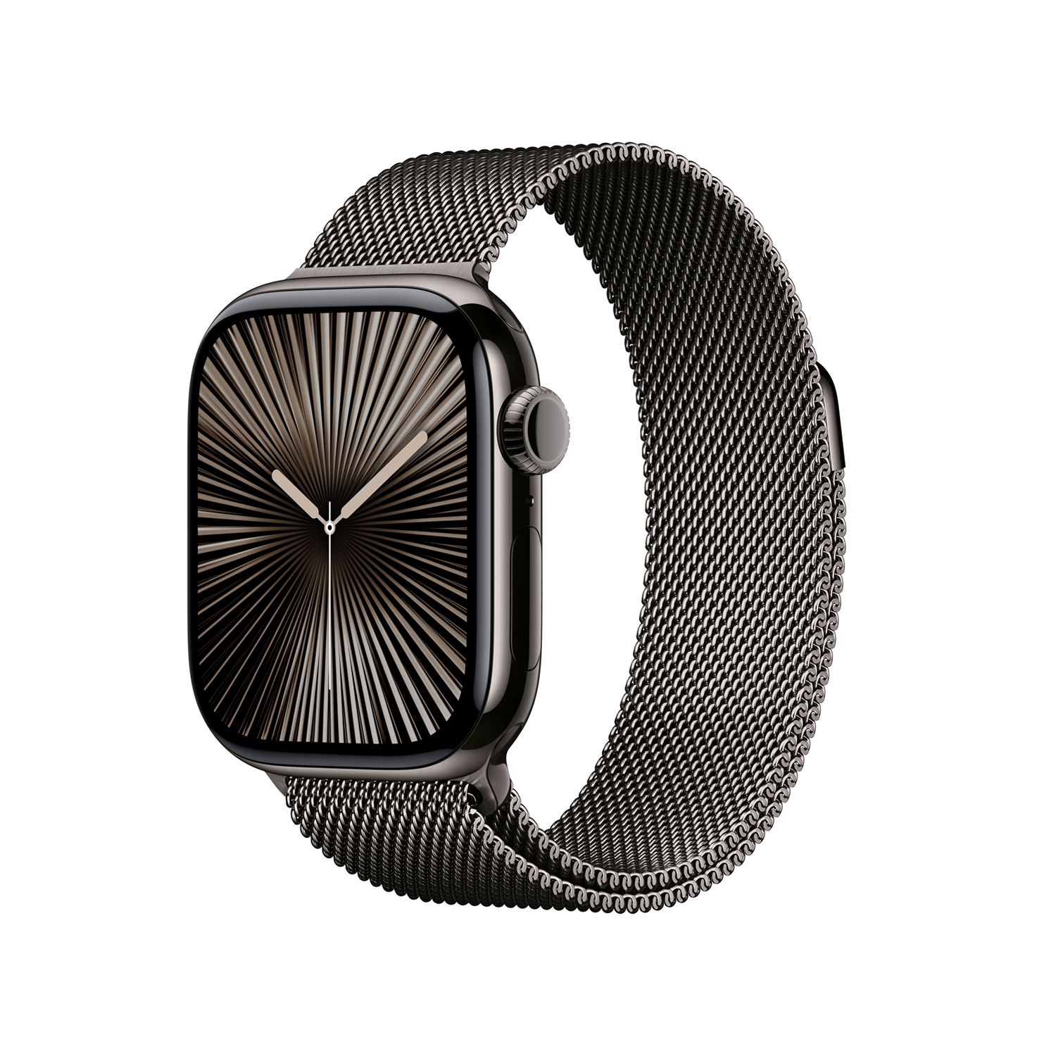 Apple Watch S10 Titan Schiefer Cellular 42mm (Milanaise Armband schiefer)