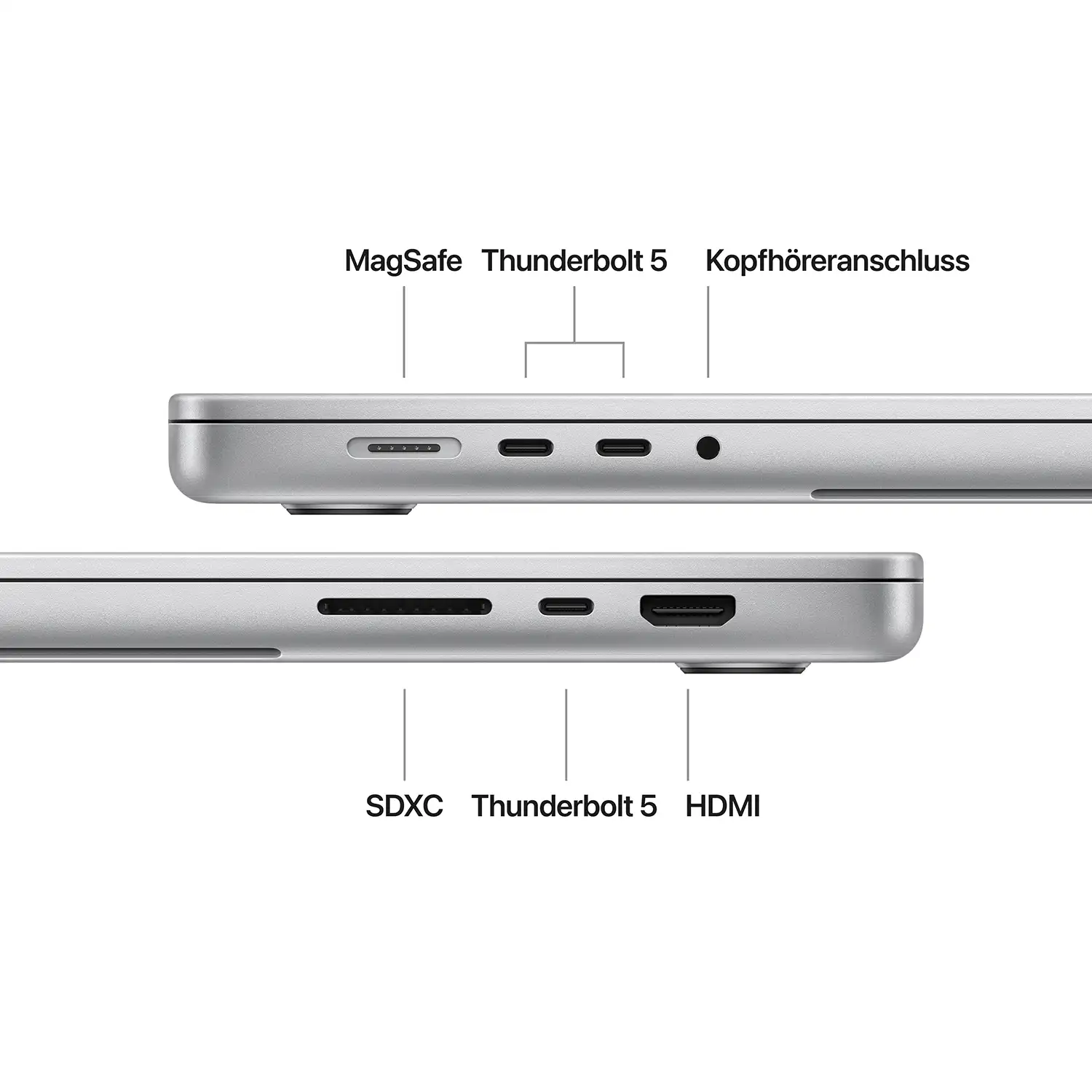 Apple MacBook Pro 16'' - Silber - NanoGlas - M4Max-16-40 - 128GB - 8TBSSD