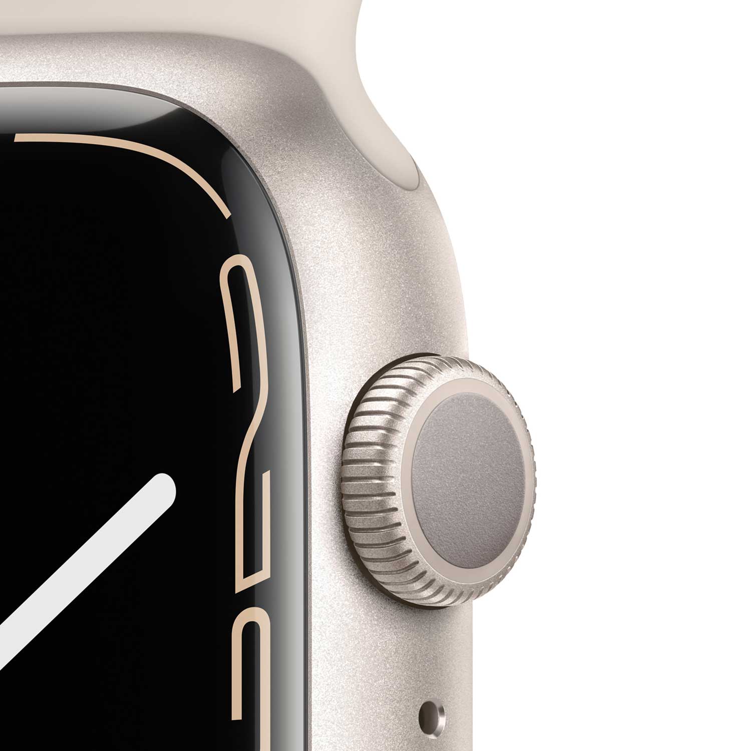 Apple Watch S7 Aluminium 45mm Sternenlicht (Sportarmband sternenlicht)