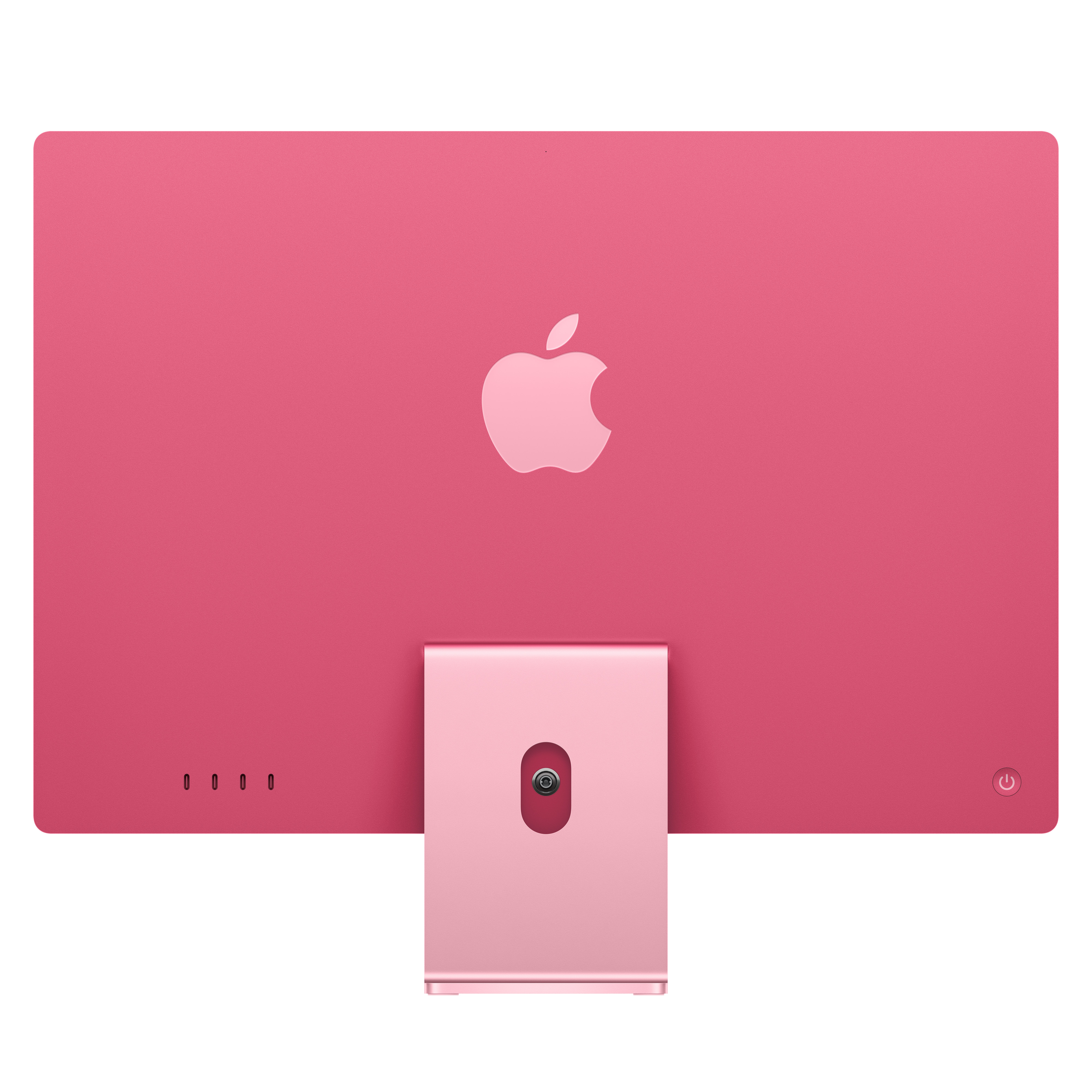 Imac m4 pro chip 4 port 24 in pink ansicht 2