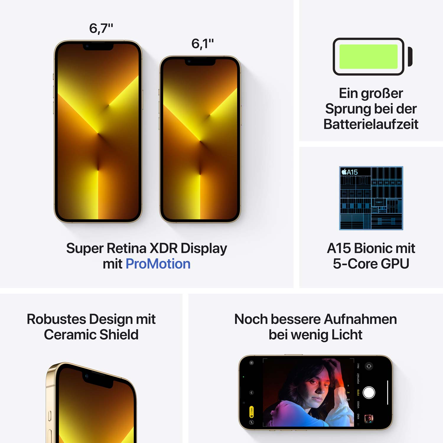 Apple iPhone 13 Pro - Gold - 128GB Apple iPhone 13 Pro - Gold - 128GB