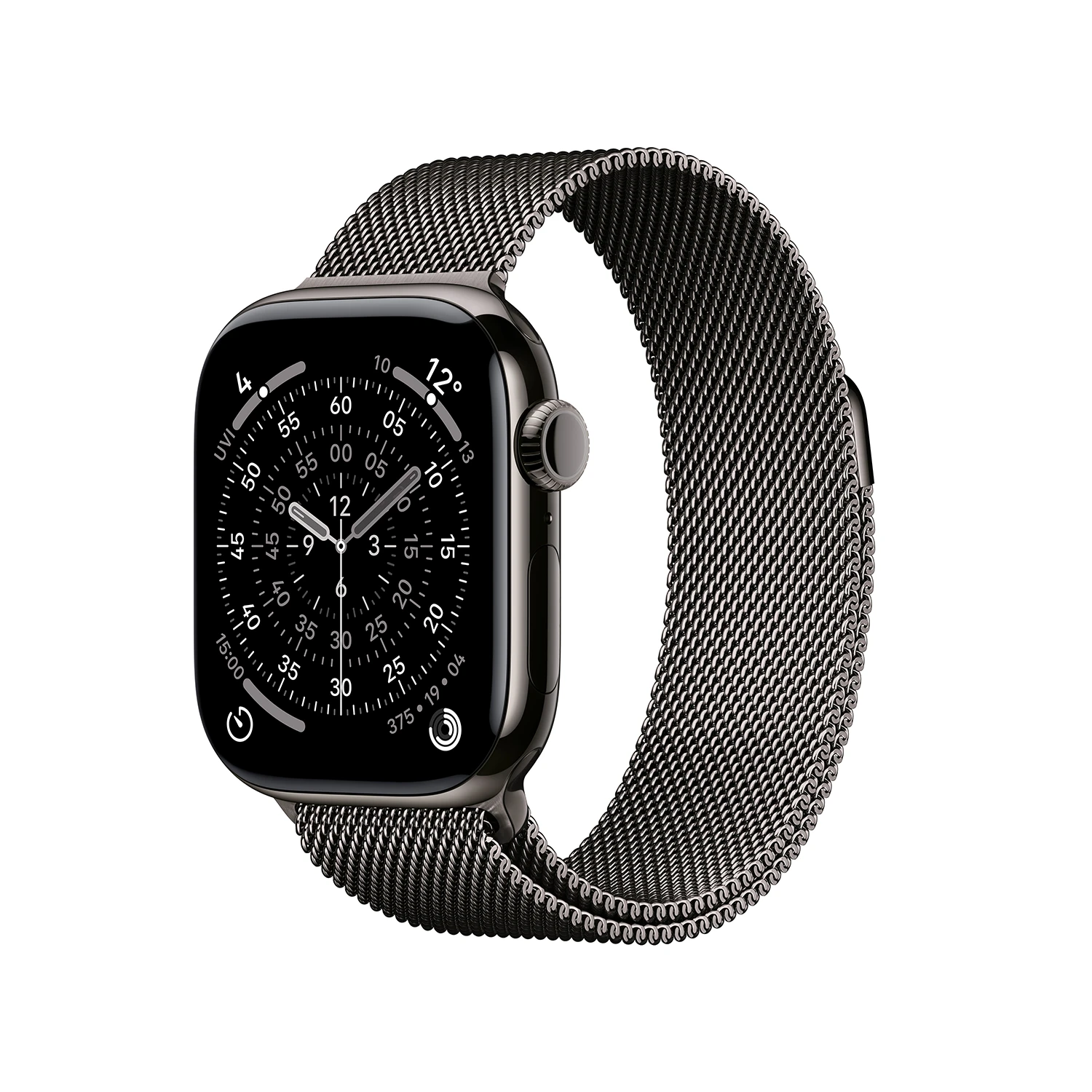 Apple Watch Series 11 GPS + Cellular 42mm Schiefer Titanium Case mit Schiefer Milanese Loop