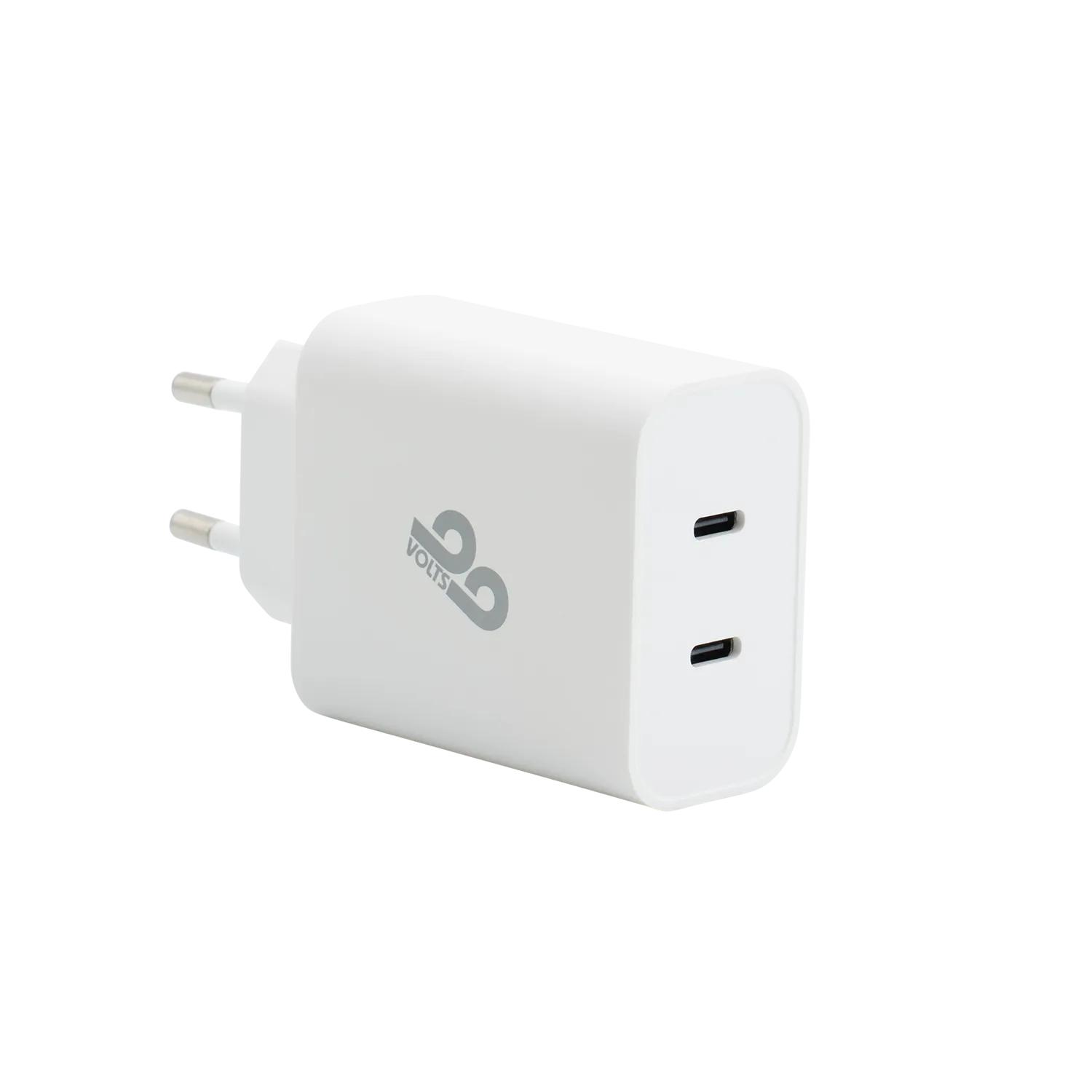 99VOLTS Power Adapter - 40W USB-C Power Adapter 20W USB-C + 20W USB-C