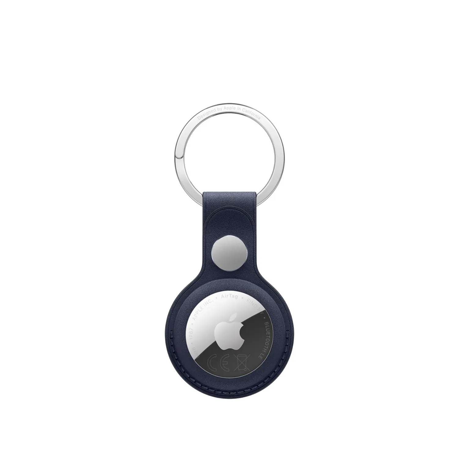 Apple AirTag Schlüsselanhänger aus Feingewebe (navy)