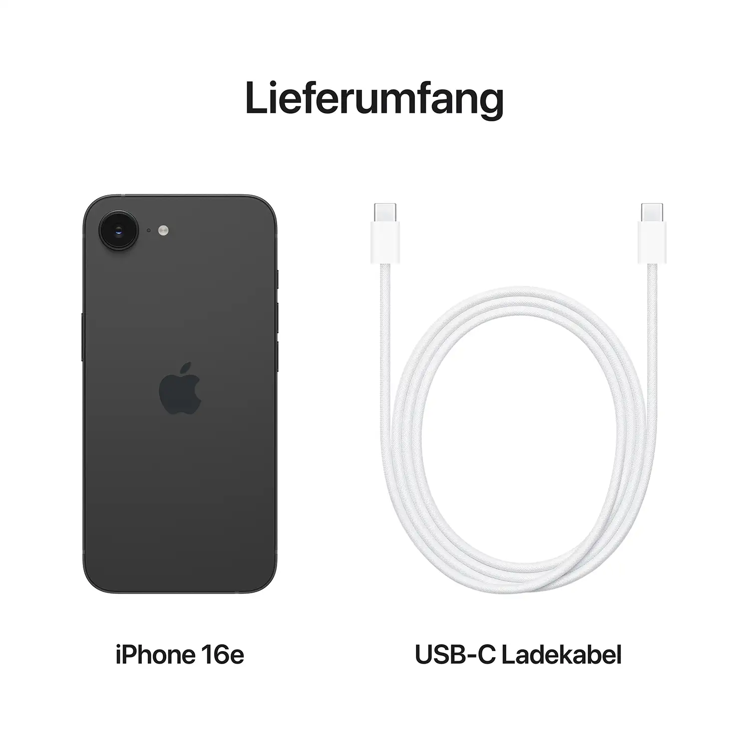 iPhone 16e 128GB Schwarz 