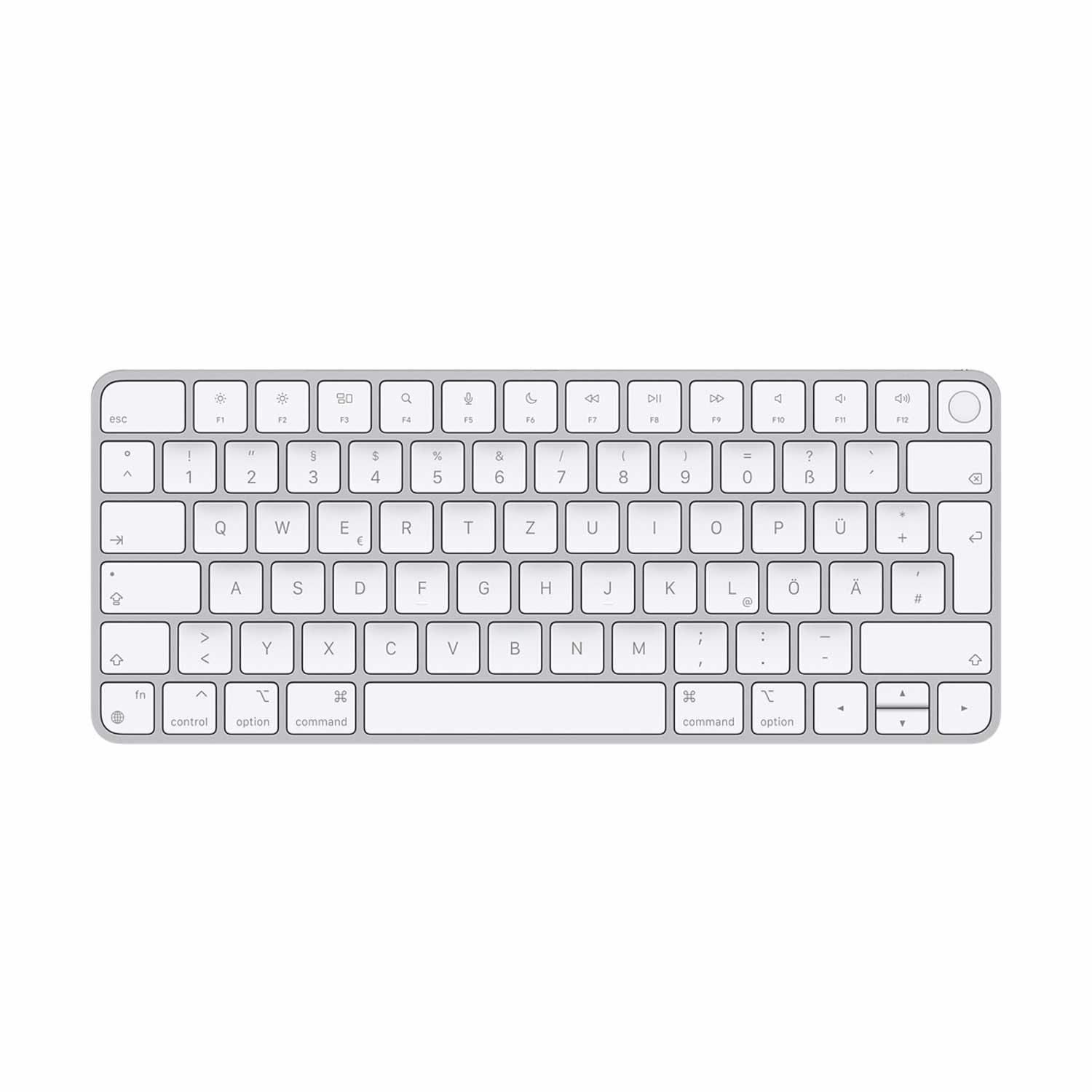 Magic Keyboard mit Touch ID für Mac Modelle mit Apple Chip – Deutsch