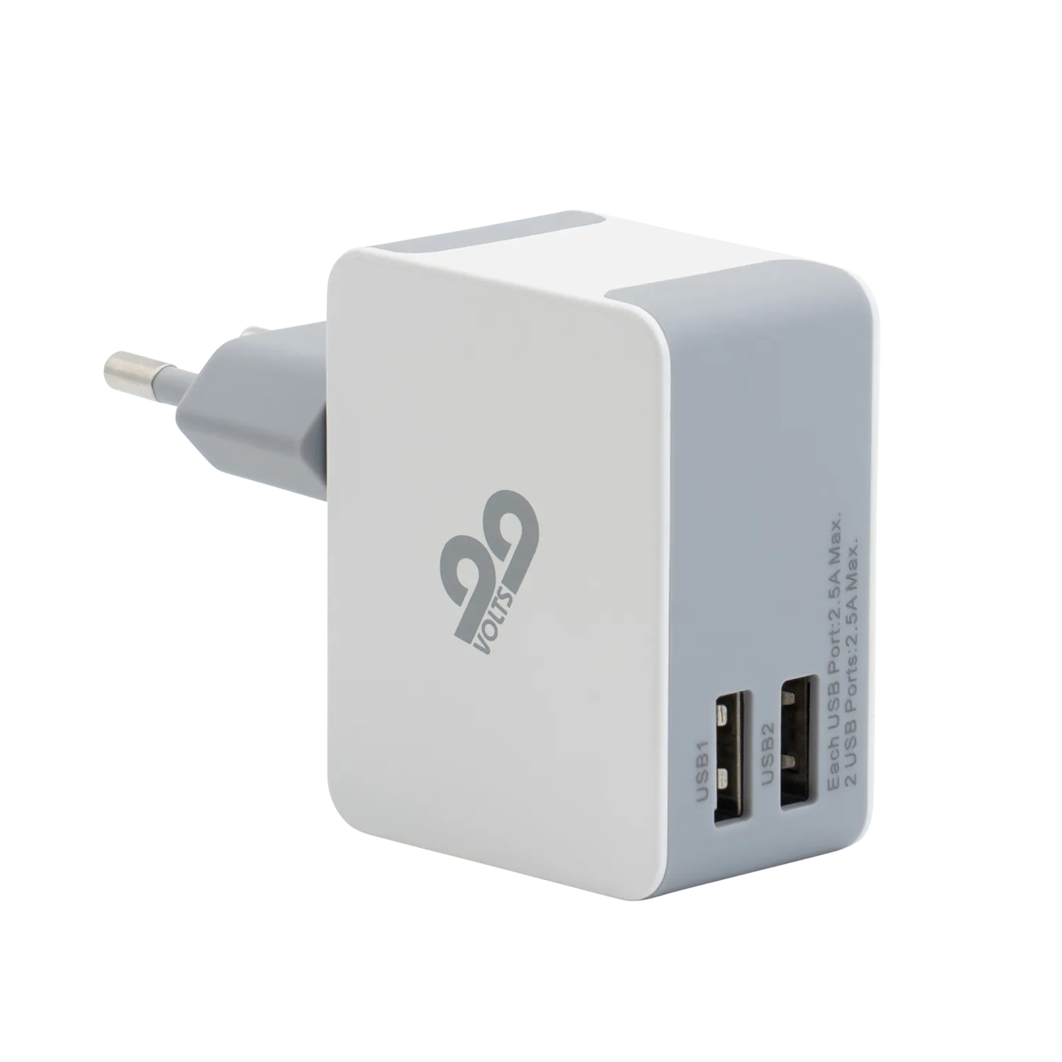 99VOLTS USB Power Adapter - 2 Anschlüsse