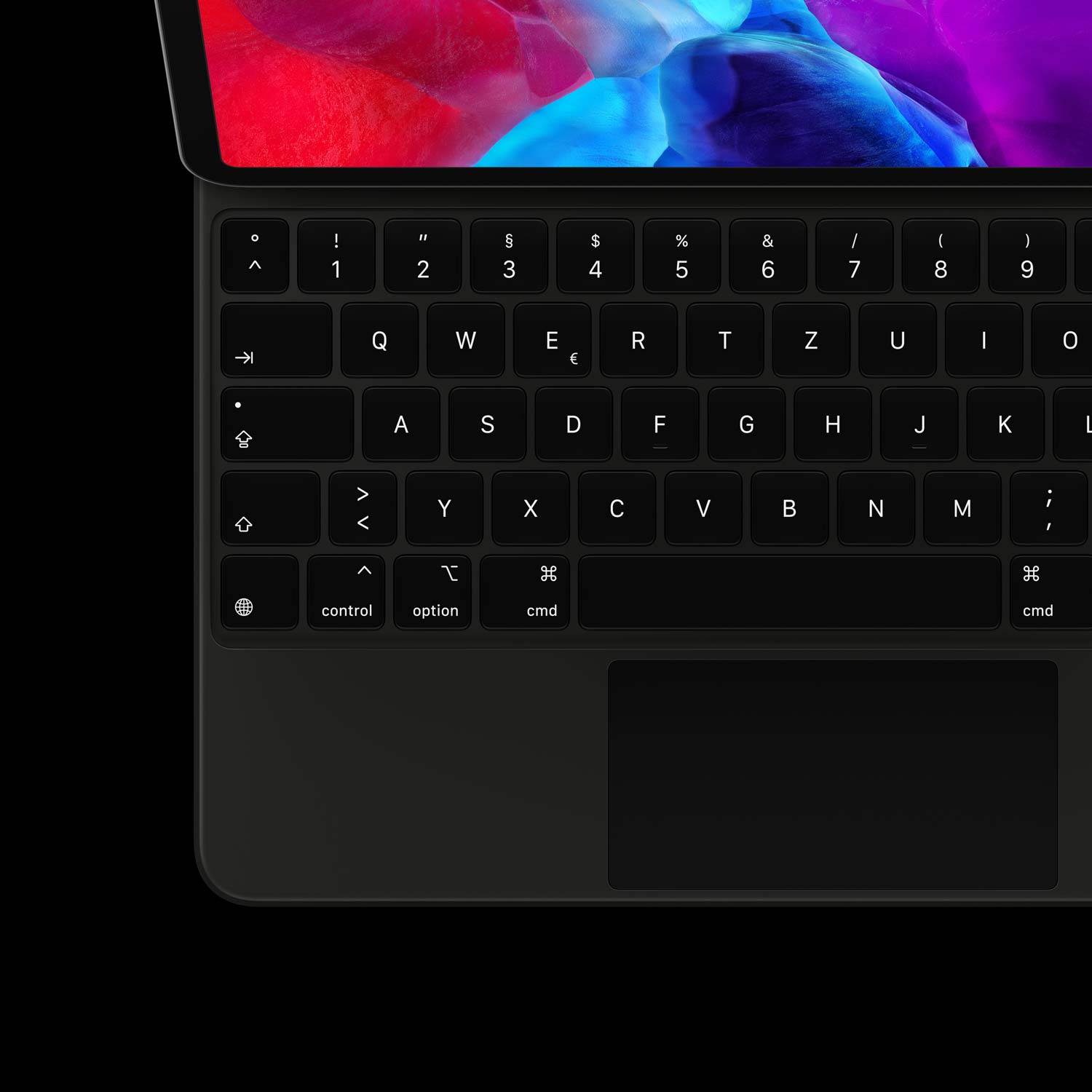 Apple Magic Keyboard für das 12.9'' iPad Pro (4.+5. Generation) schwarz - Deutsch