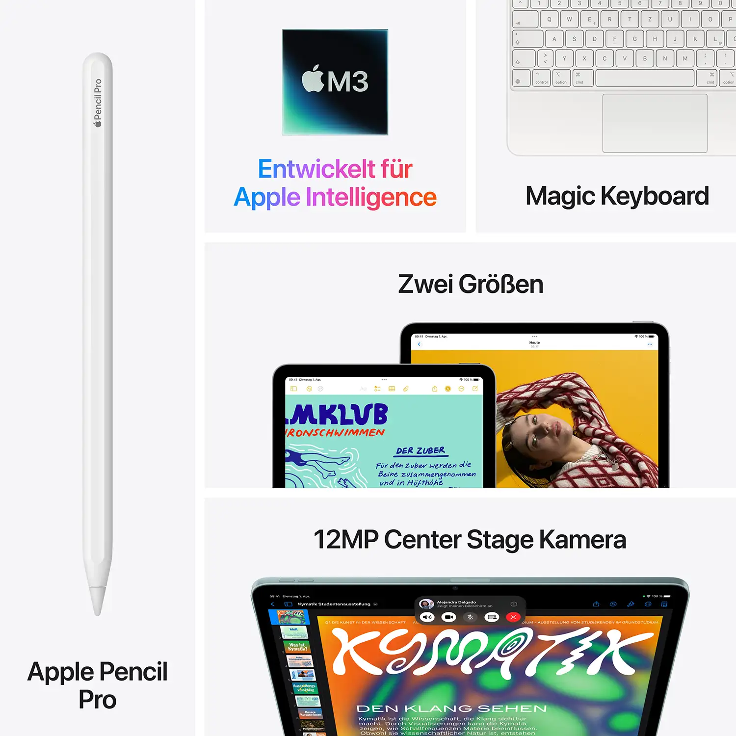 Ipad air 13 inch m3 wifi space grau ansicht 9