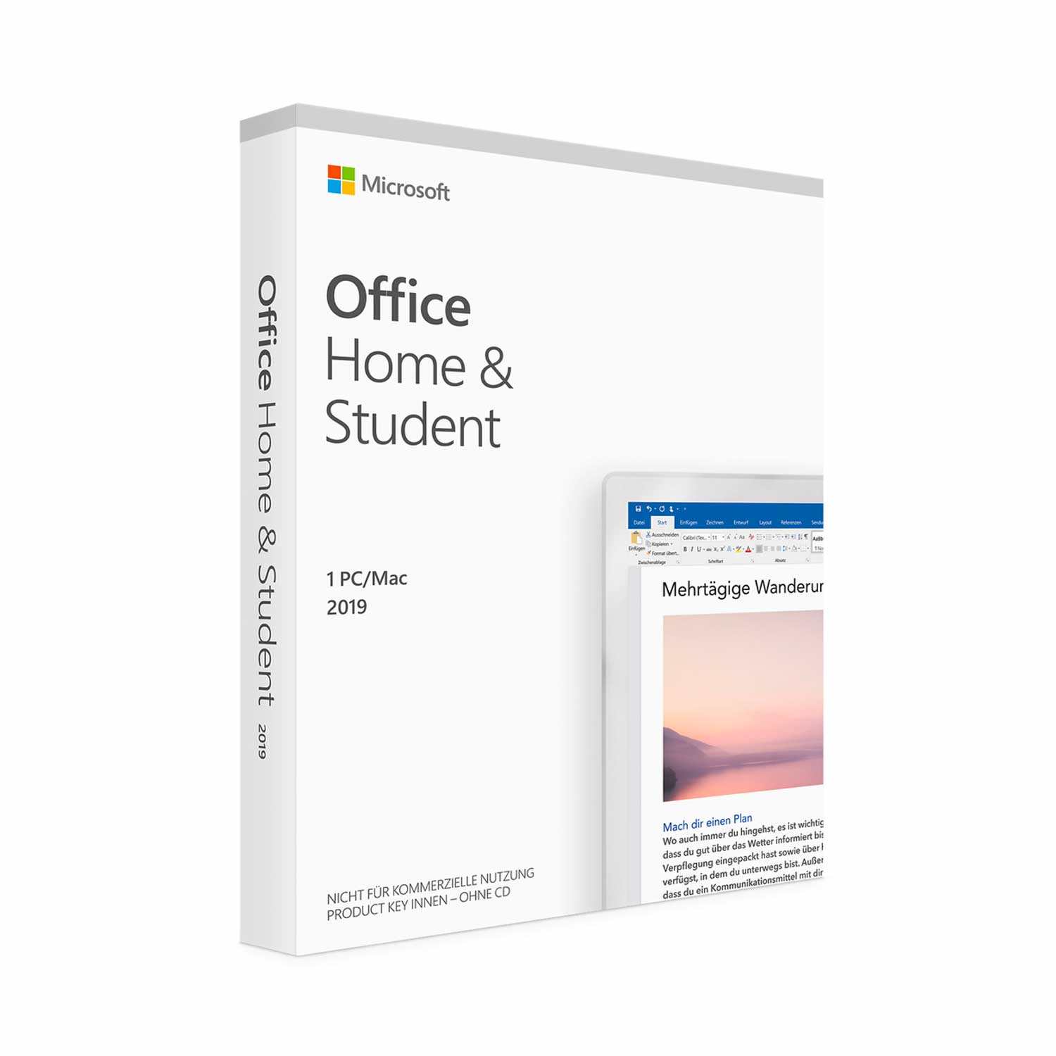 Microsoft Office 2019 Home & Student dt. PKC