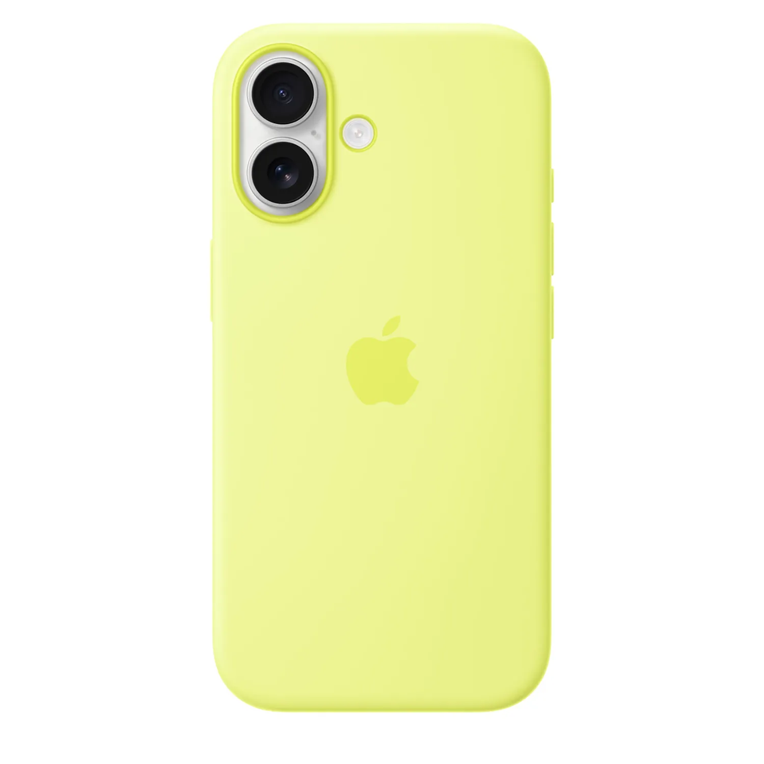 Apple Silikon Case iPhone 17 mit MagSafe (neongelb)
