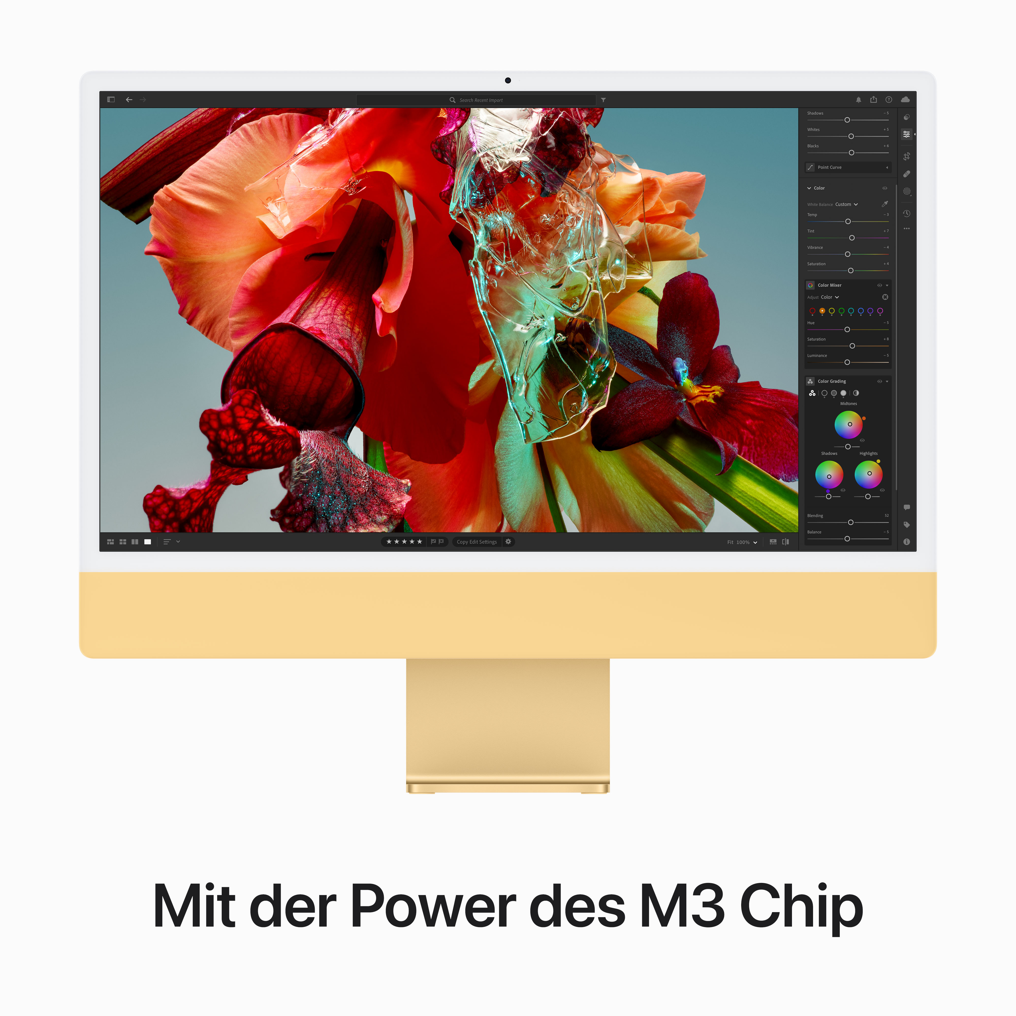 Apple iMac 24'' M3 8-Core CPU 10-Core GPU - 512GB - 8GB Gelb - 2023