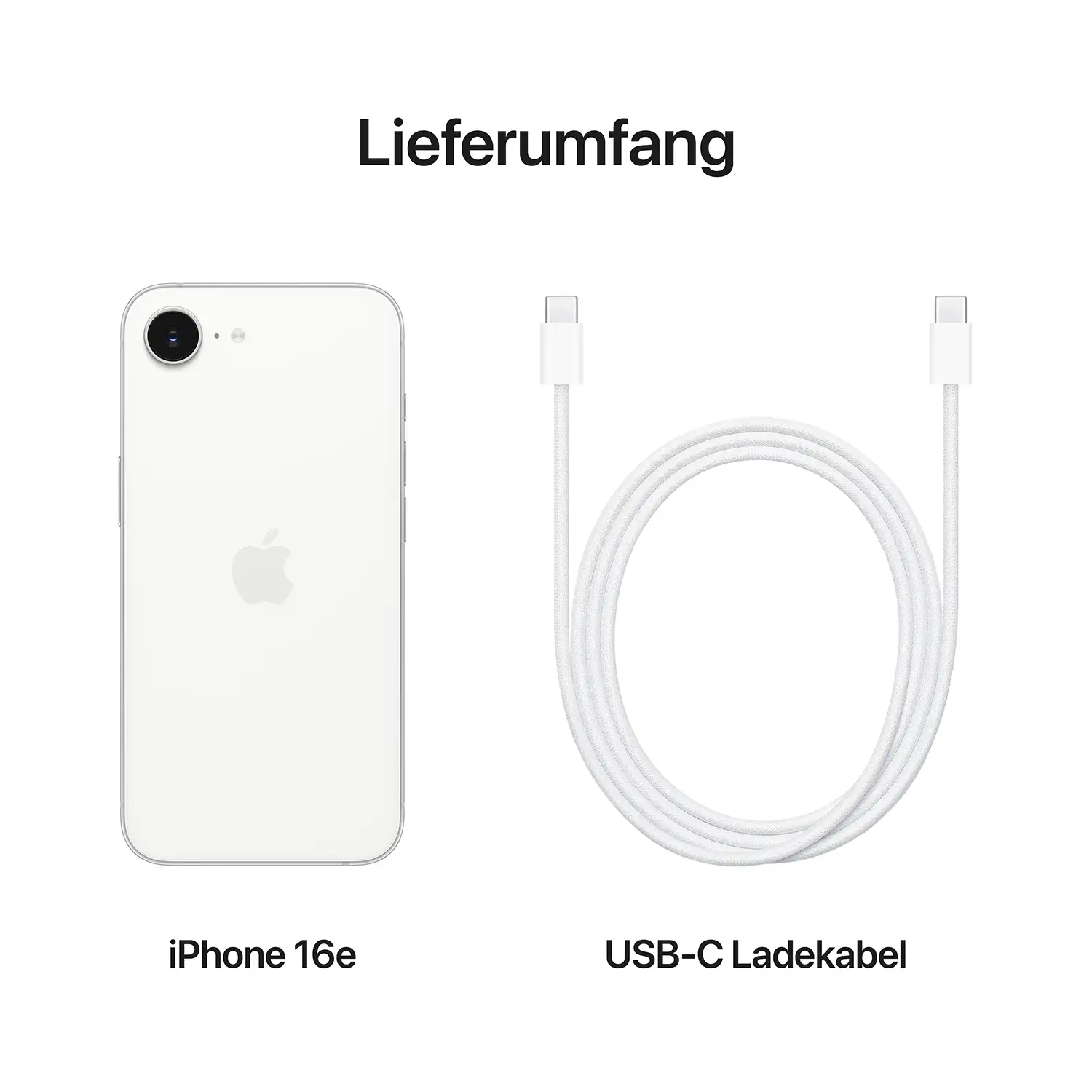 iPhone 16e 128GB Weiss