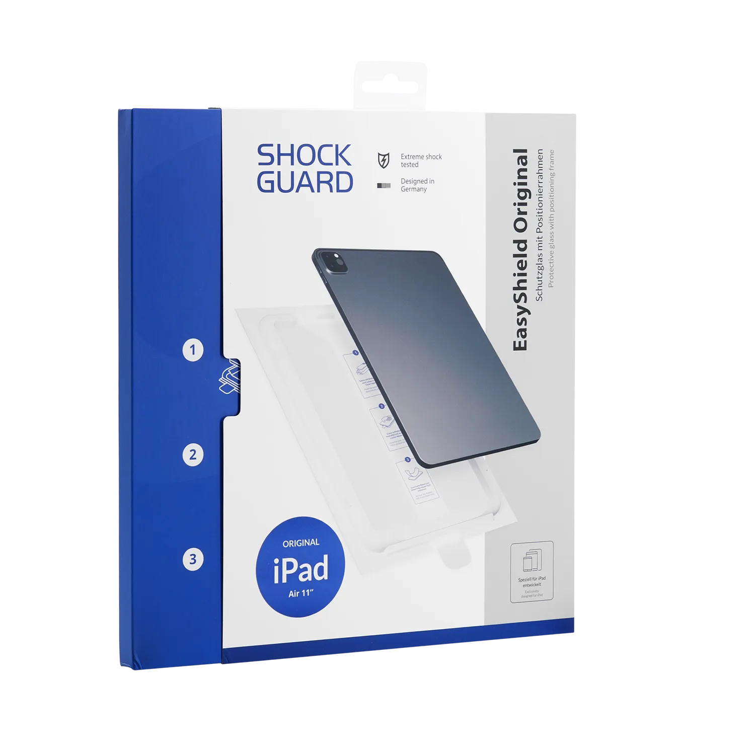 Shockguard EasyShield Original iPad Air 11 inkl. Positionierhilfe