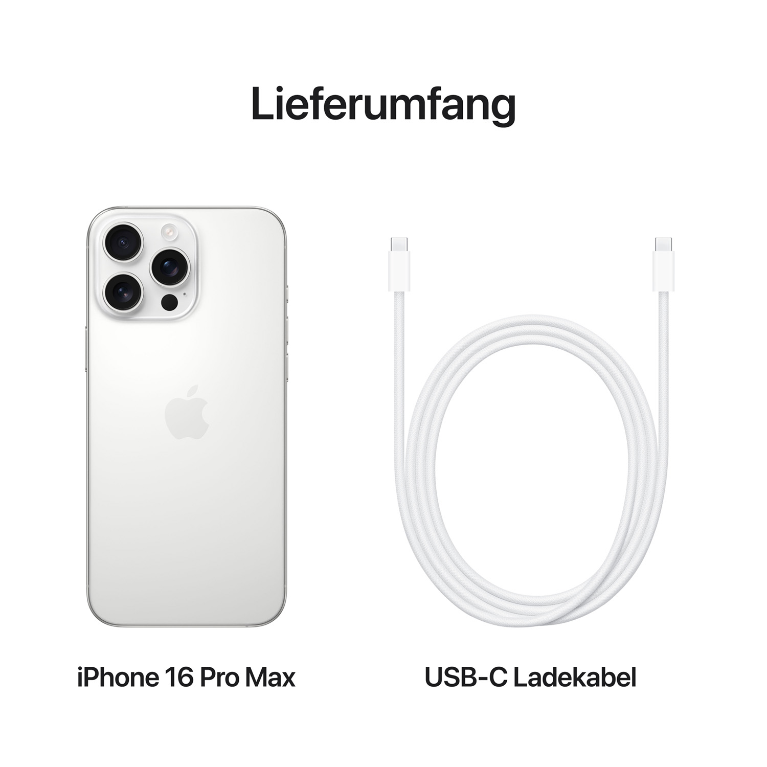 Iphone 16 pro max weiß titanium ansicht 8
