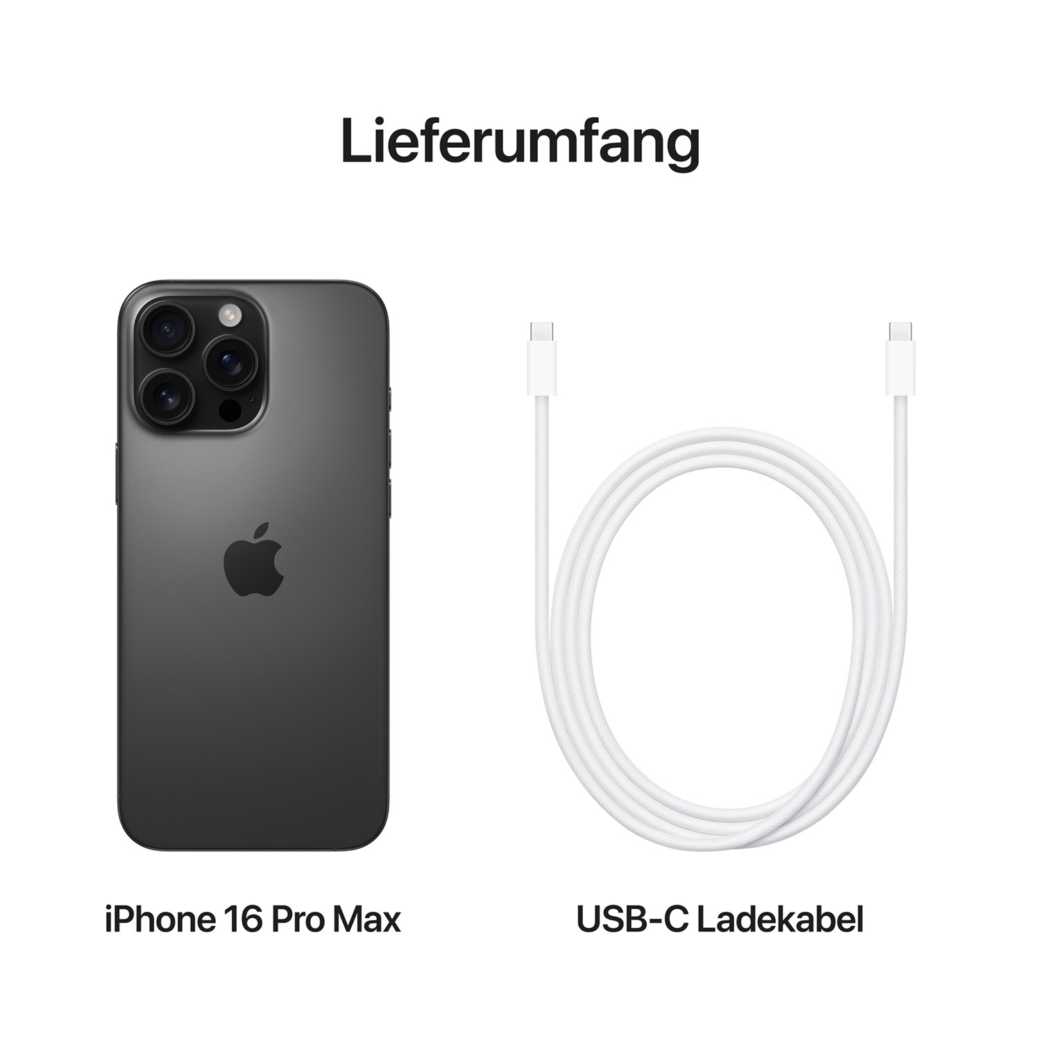Iphone 16 pro max schwarz titanium ansicht 8