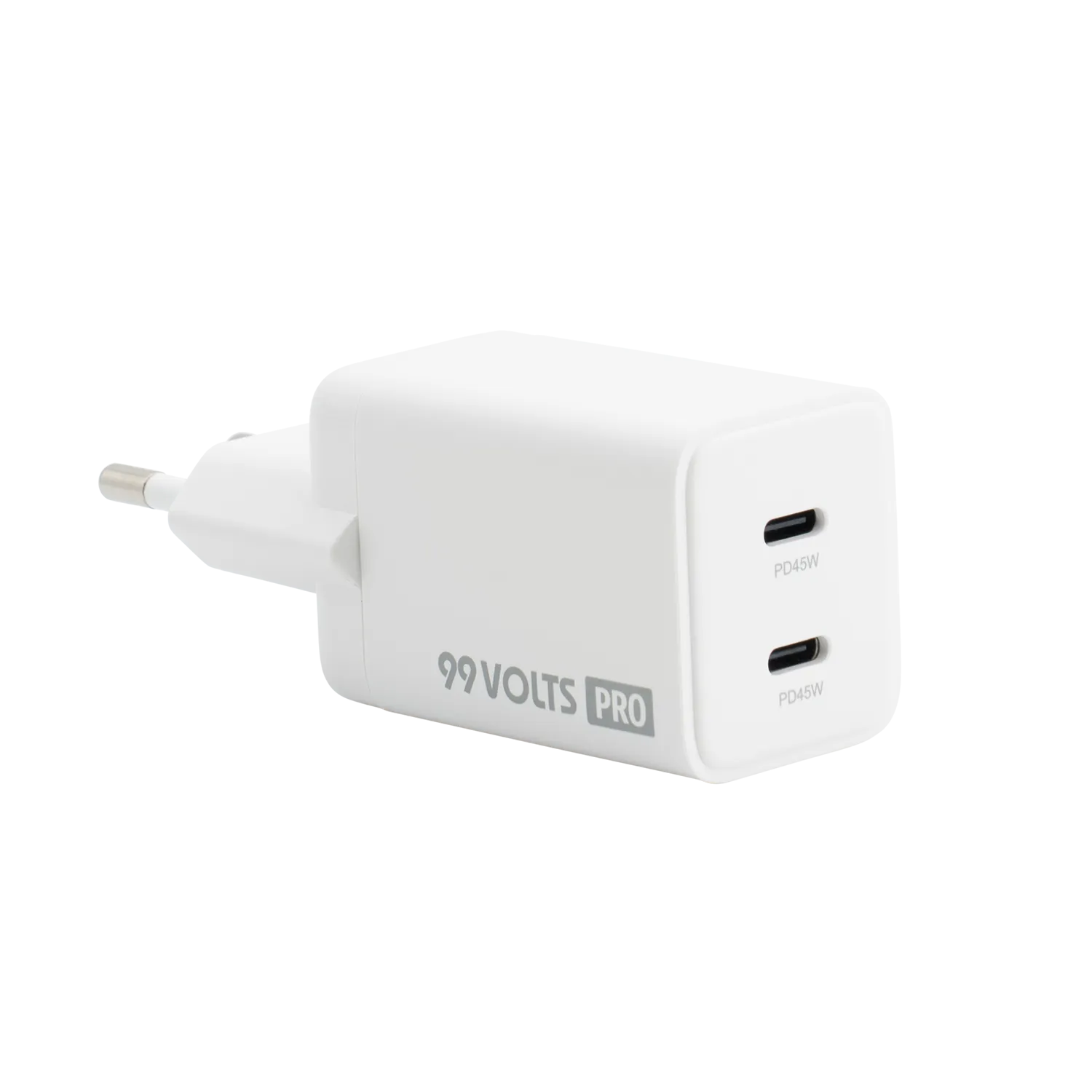 99VOLTS 45W GaN PD Power Adapter - 2 USB-C