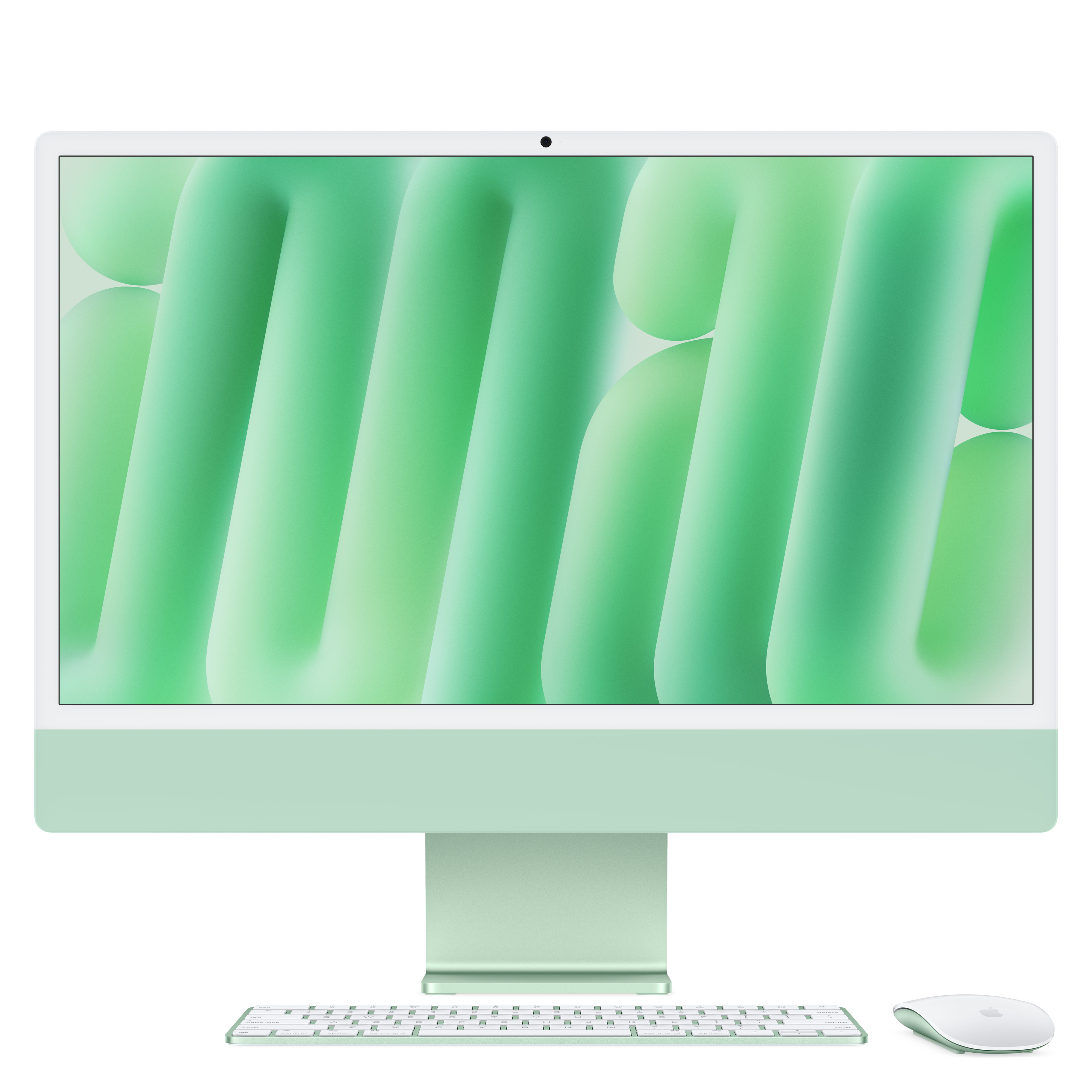 Imac m4 chip 2 port 24 in grün ansicht 1
