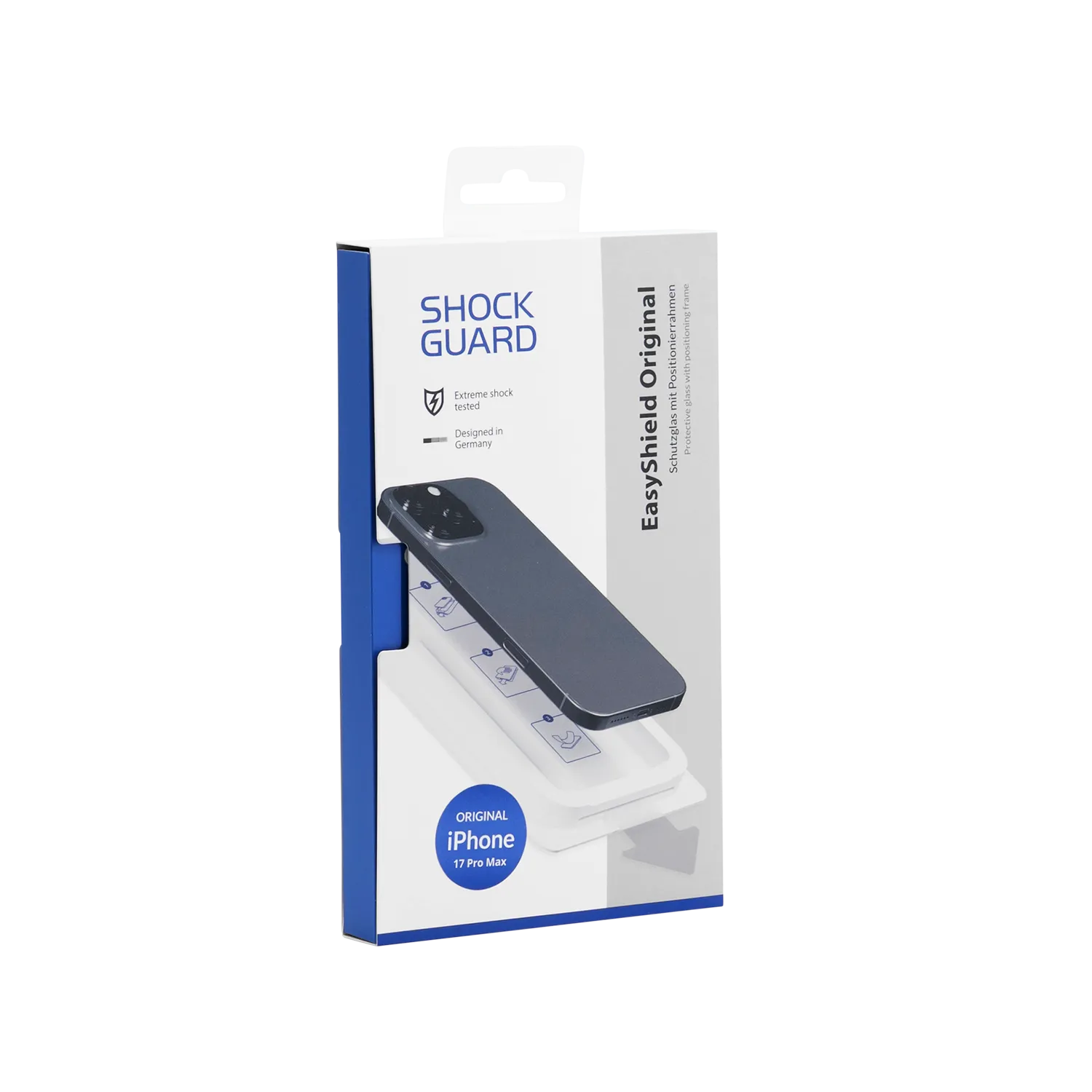 Shockguard EasyShield Original iPhone 17 Pro Max inkl. Positionierhilfe