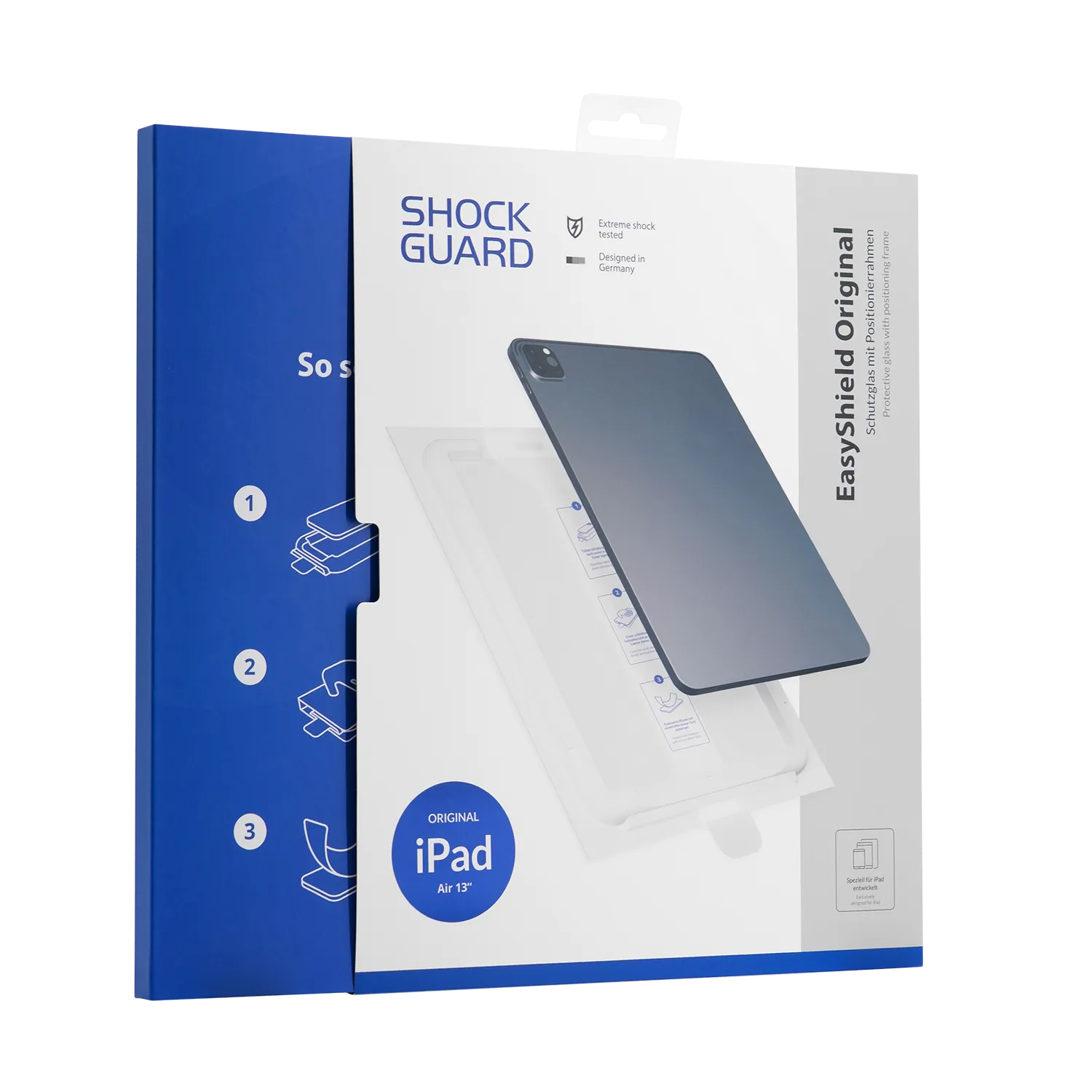 Shockguard EasyShield Original iPad Air 13 inkl. Positionierhilfe