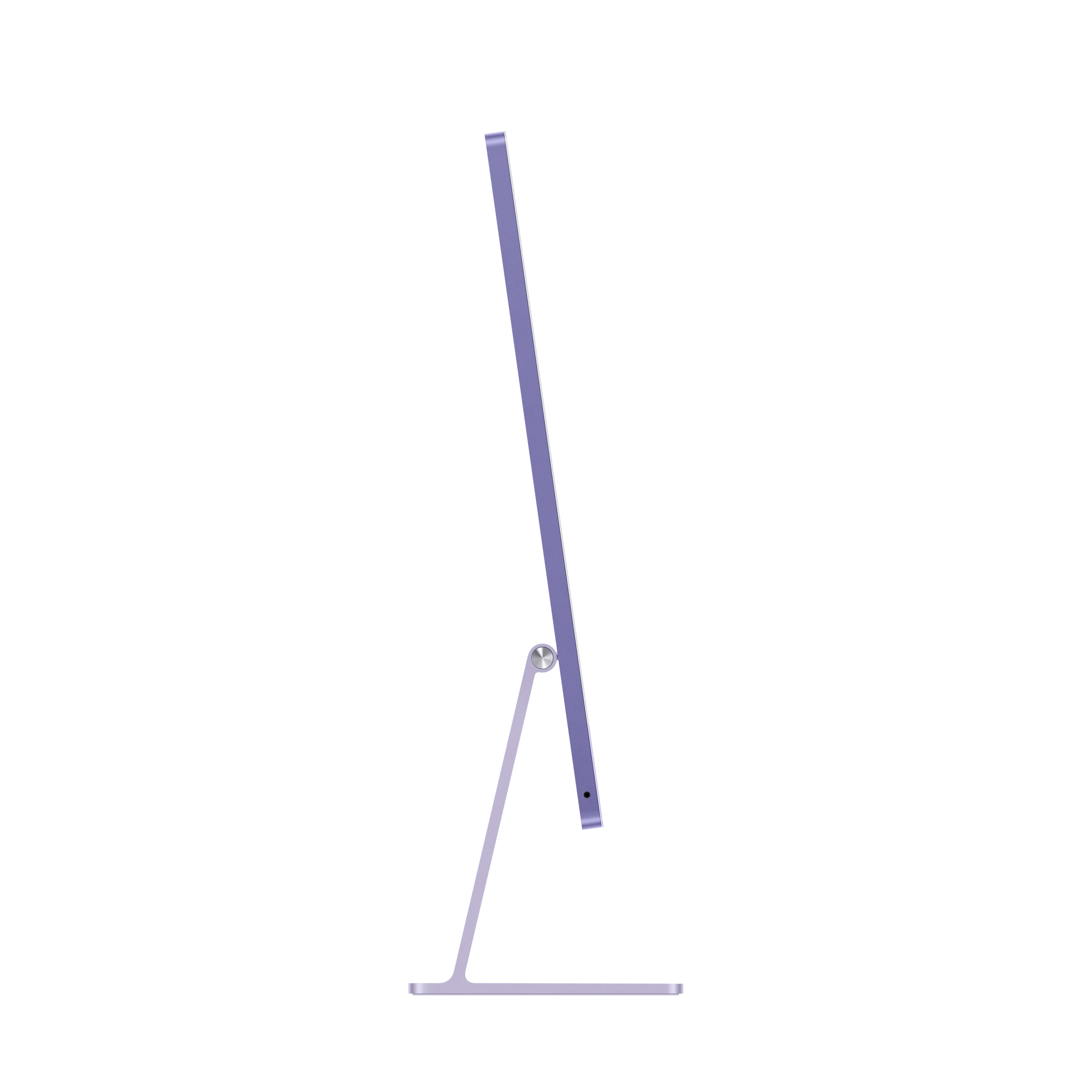 Imac m4 pro chip 4 port 24 in purple ansicht 3